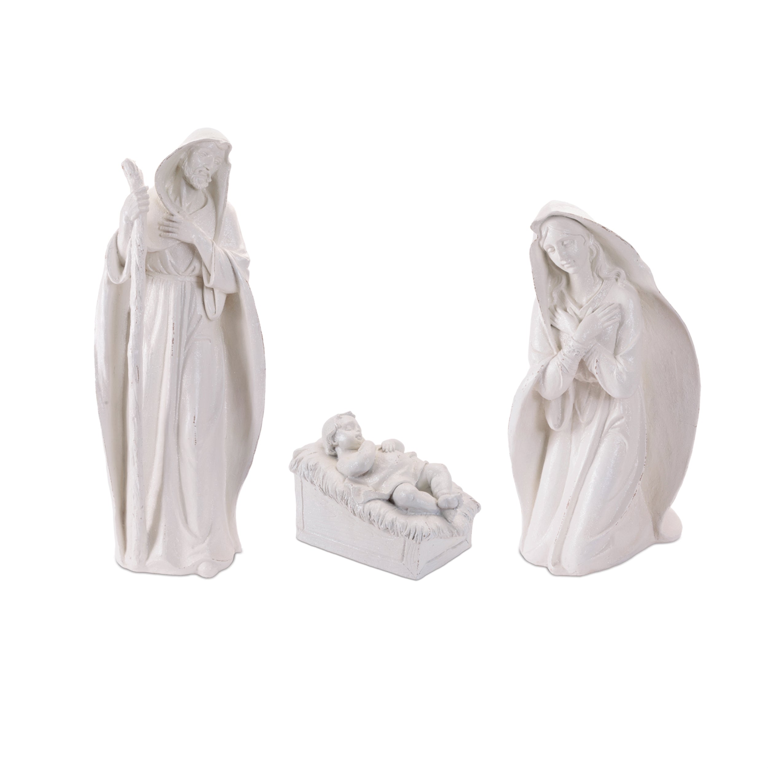 Holy Family (Set of 3) 8.5"H, 28"H, 41"H Resin