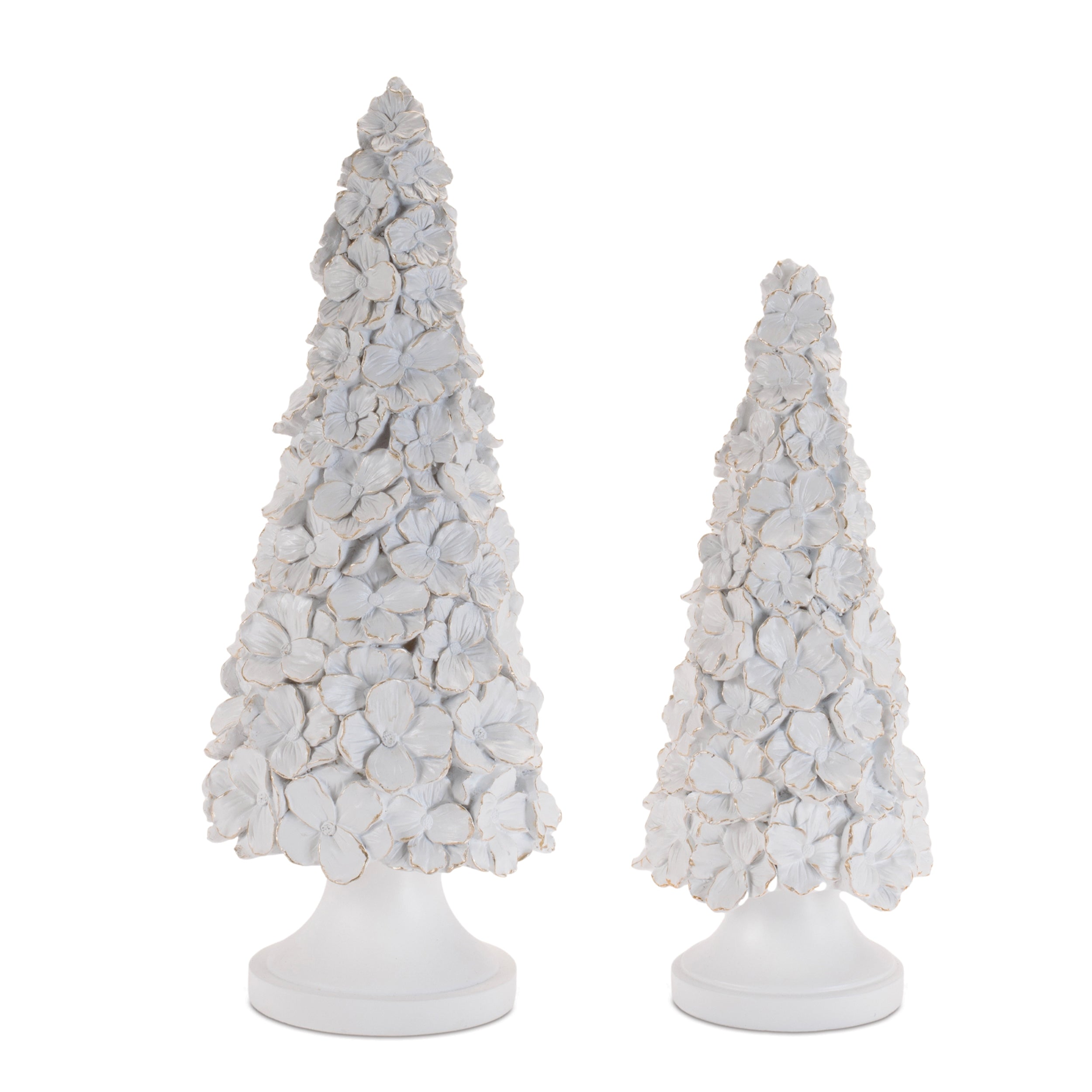 Tree (Set of 2) 11"H, 13.5"H Resin