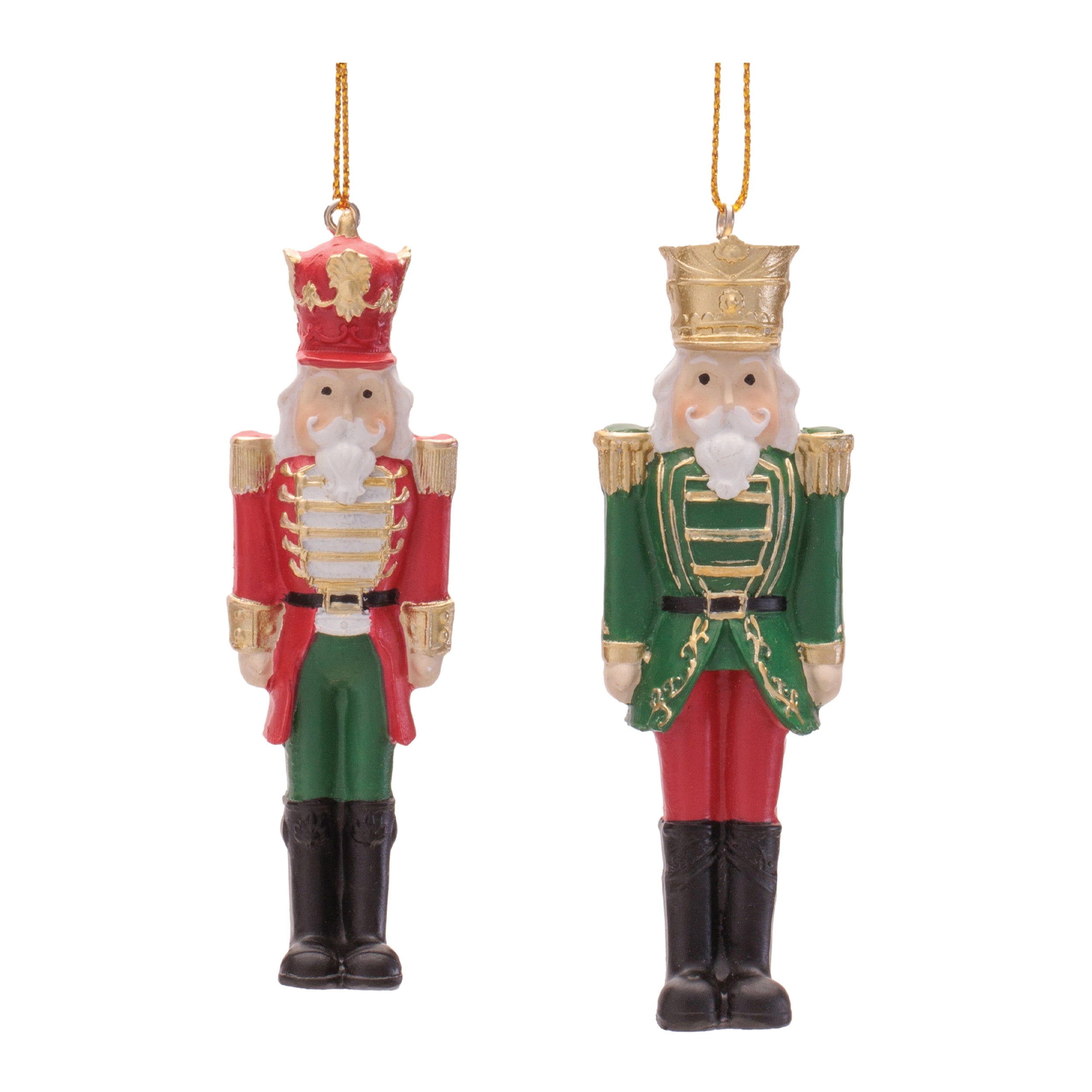 Soldier Ornament (2 set of) 4”H Resin