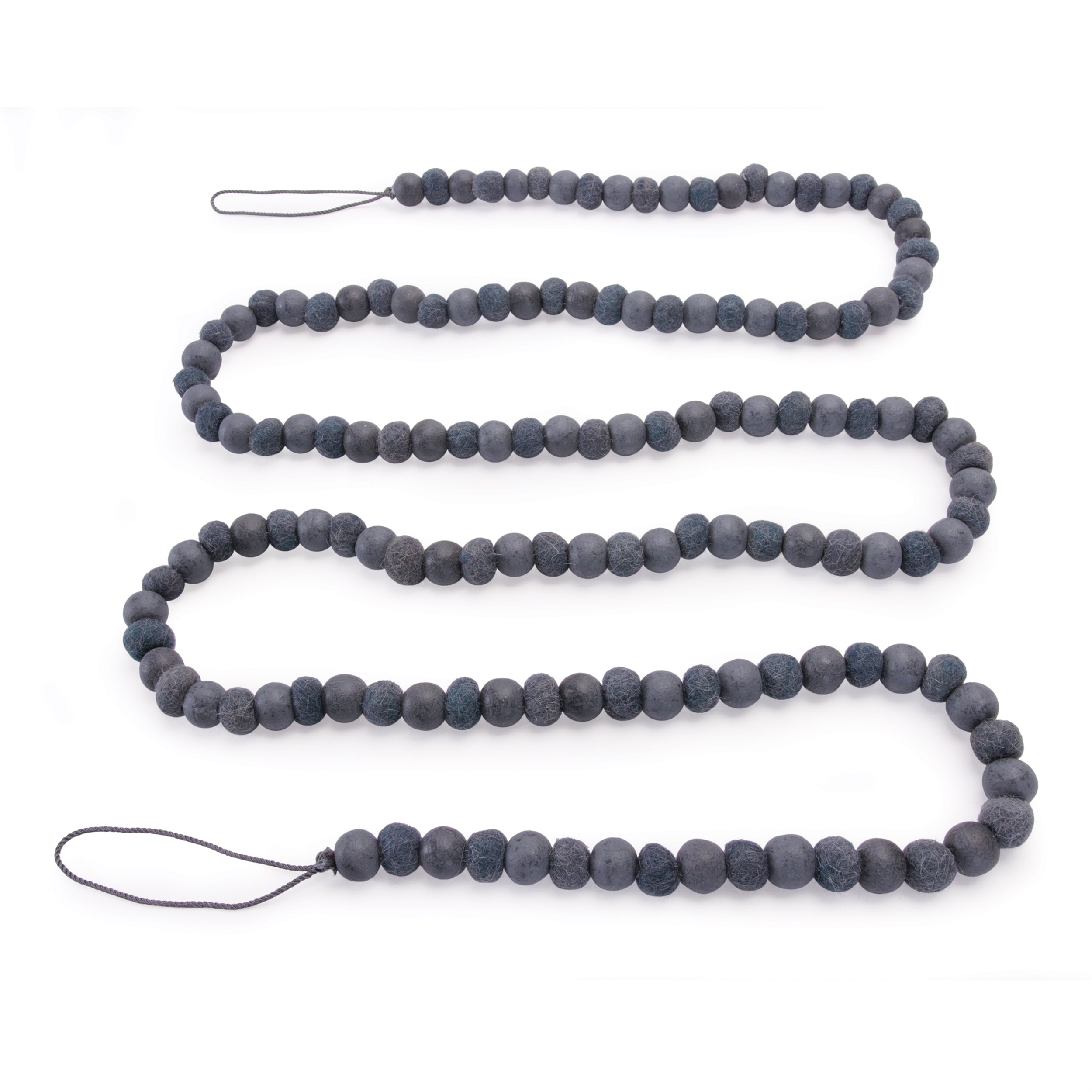 Wood Bead Garland 6'L Wood