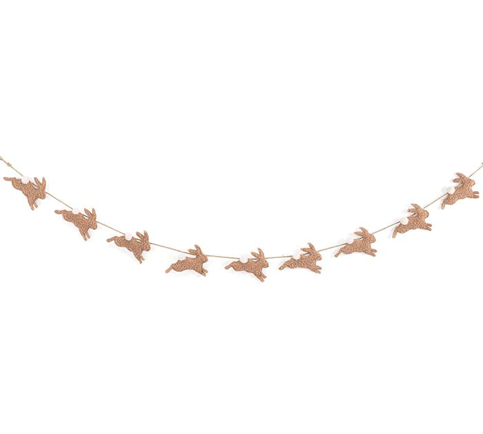 Jumping Brown Bunny Garland