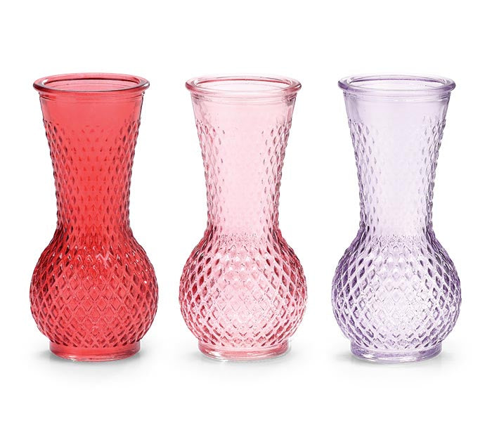 Translucent Glass Bulb Vases (S/3)