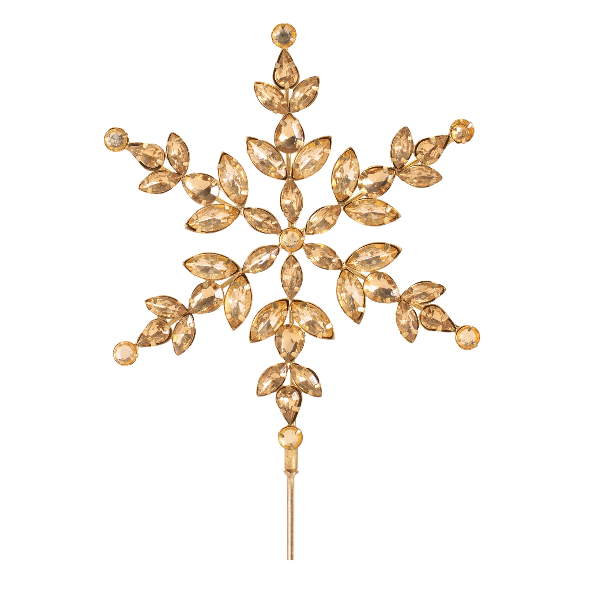 Snowflake Stem 18”H Acrylic/iron