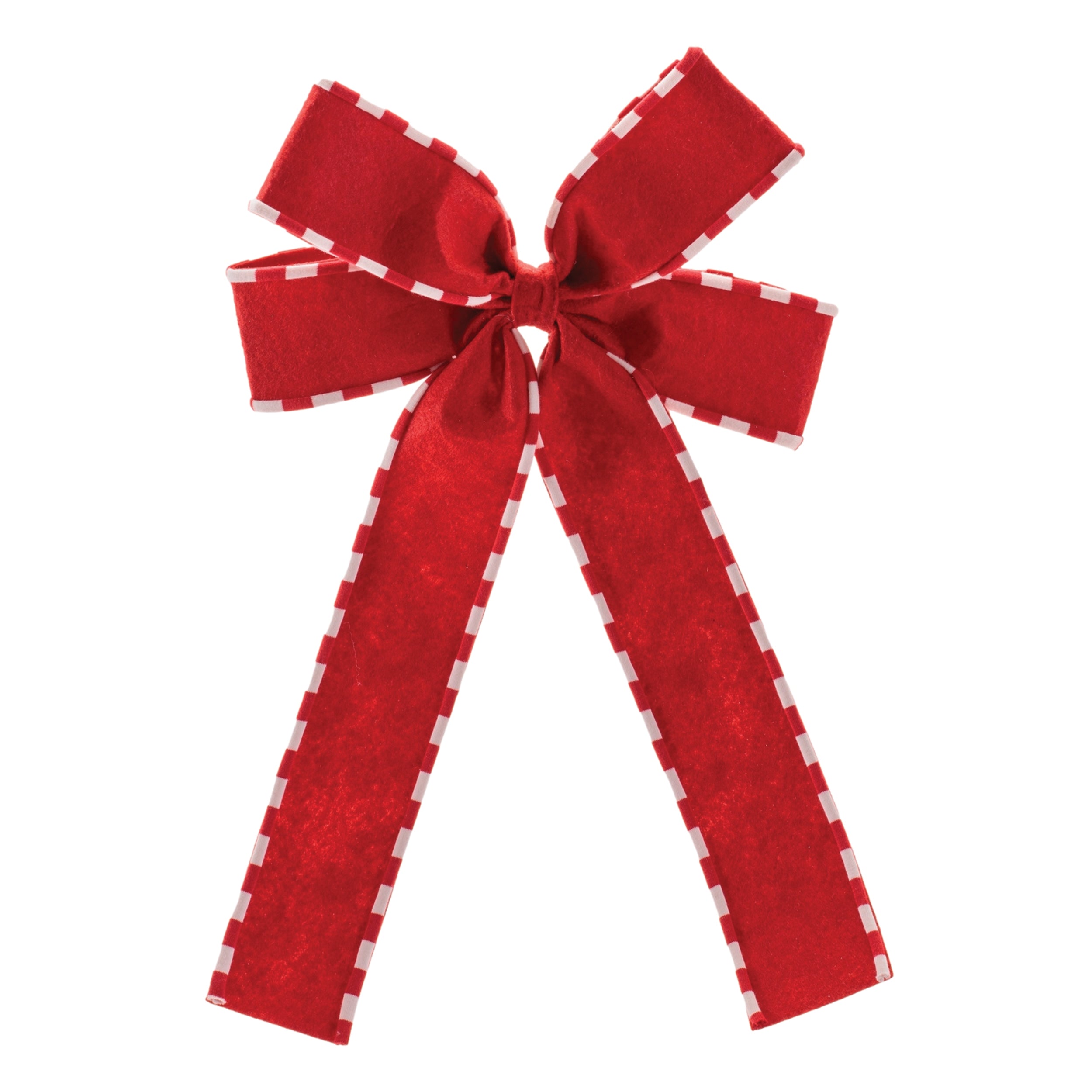 Bow Ornament 14.5”H Polyester