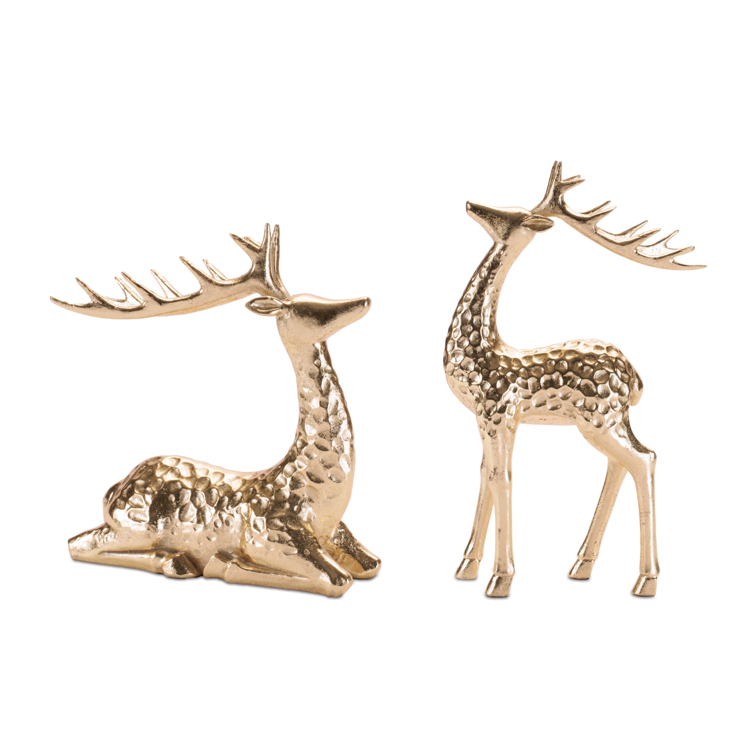Deer (2 set of) 7.5"H, 11.5"H Resin