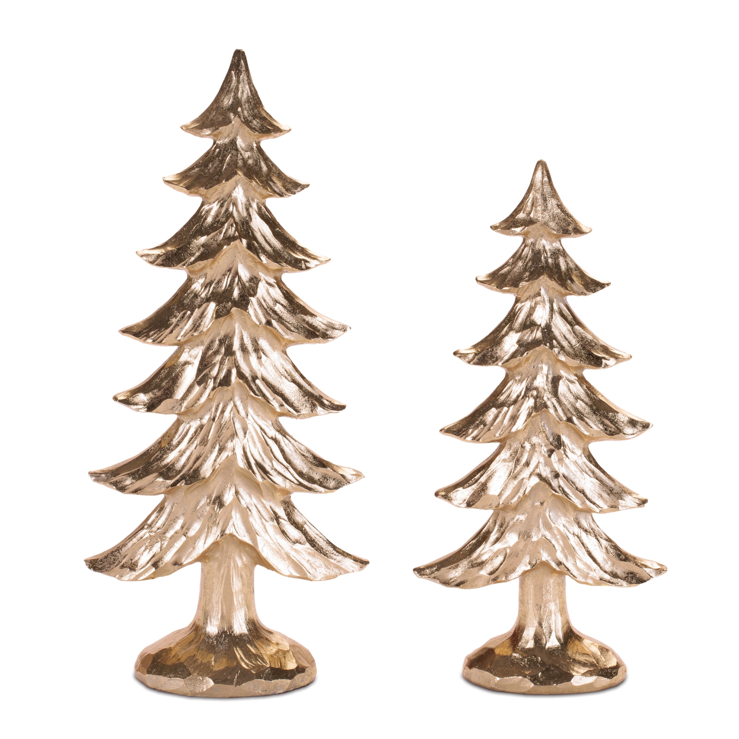 Tree (Set of 2) 14.5"H, 17.5"H Resin