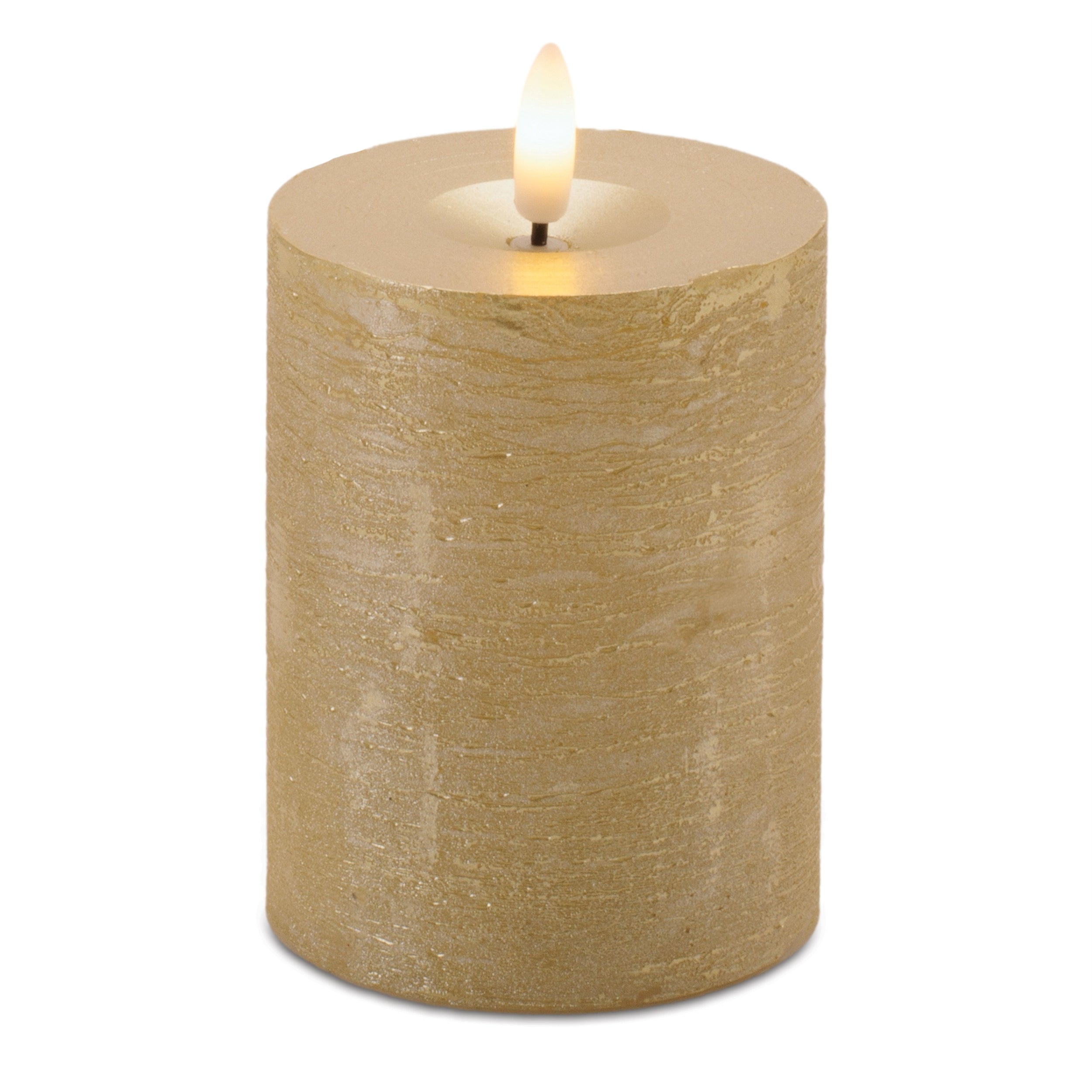Candle 3"D x 4"H Wax/ 4 & 8 Hr Timer 2 C Batteries Not Included