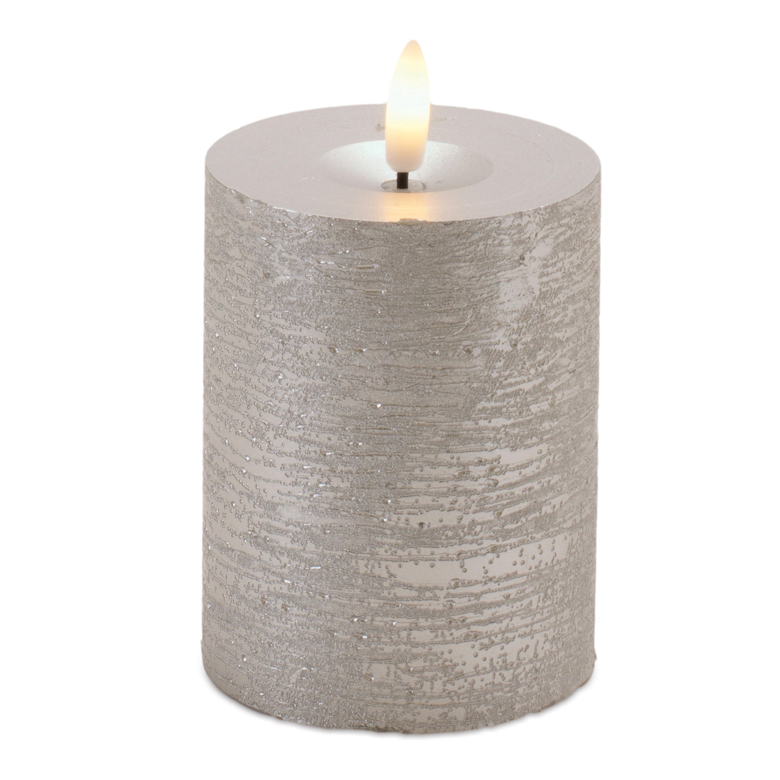 Candle 3"D x 4"H Wax/ 4 & 8 Hr Timer 2 C Batteries Not Included