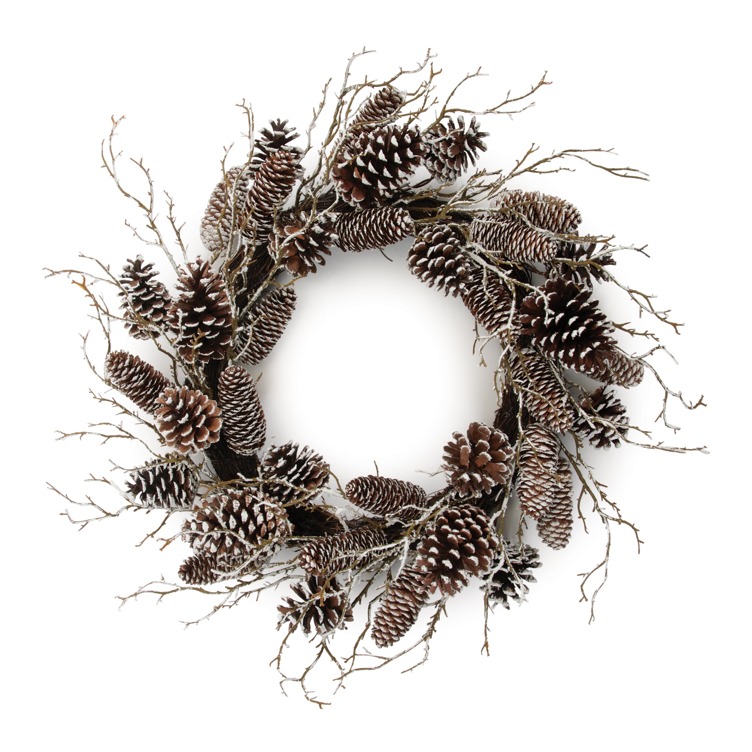 Pine Cone and Twig Wreath 23”D Pine Cone/Twig
