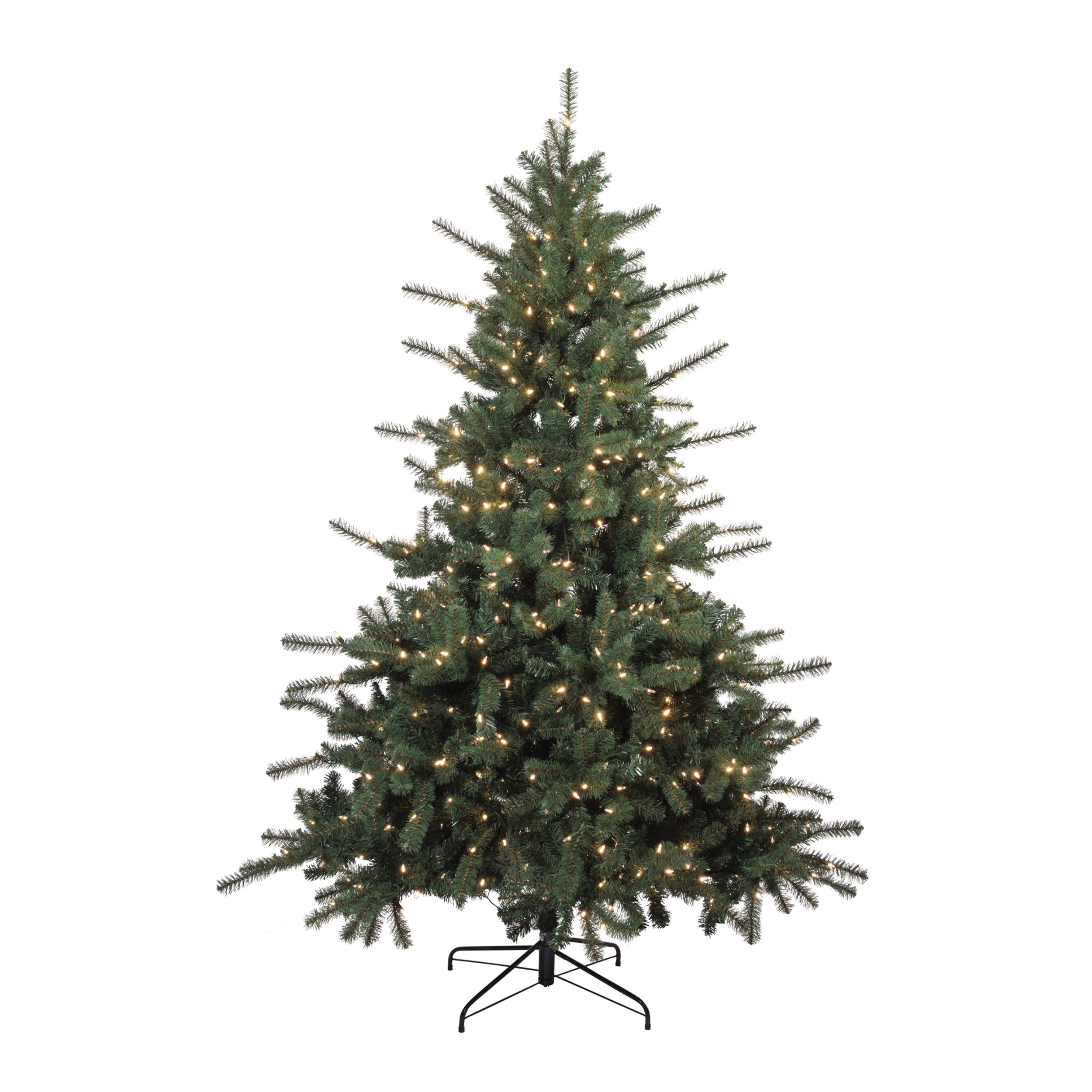 Pine Tree w/650 LED Lights and 1564 Tips 61”D x 7.5'H PVC/Metal UL Plug