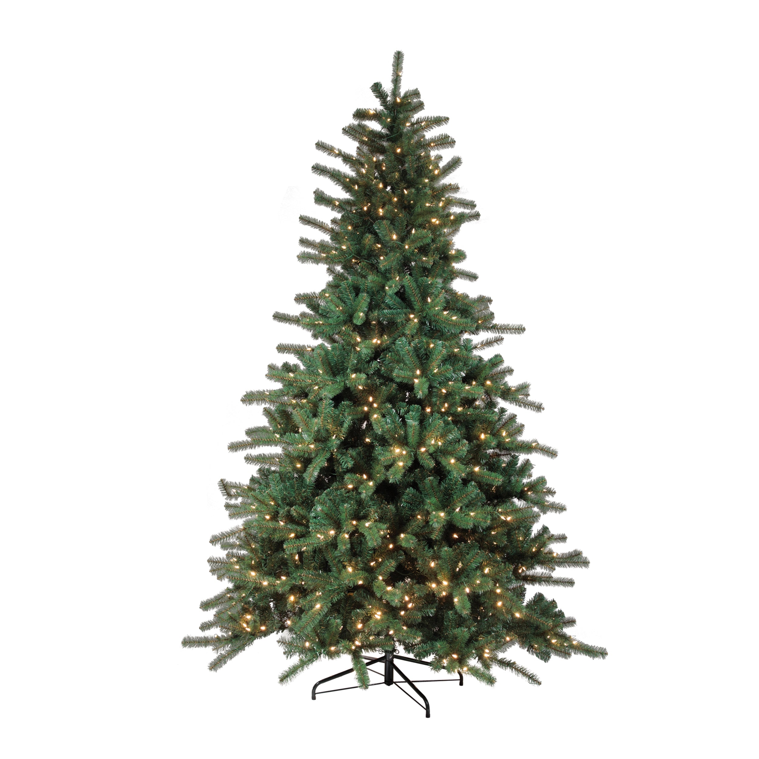 Pine Tree w/900 LED Lights and 2474 Tips 69”D x 9'H PVC/Metal UL Plug