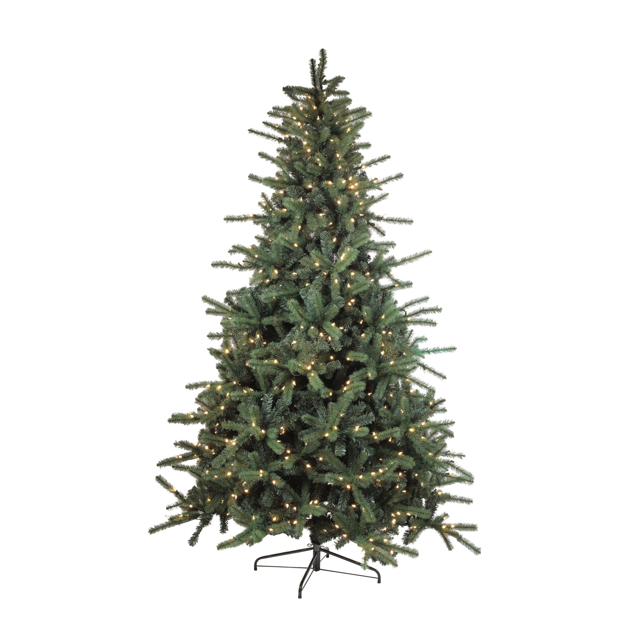 Pine Tree w/900 LED Lights and 2474 Tips 69”D x 9'H PVC/Metal UL Plug