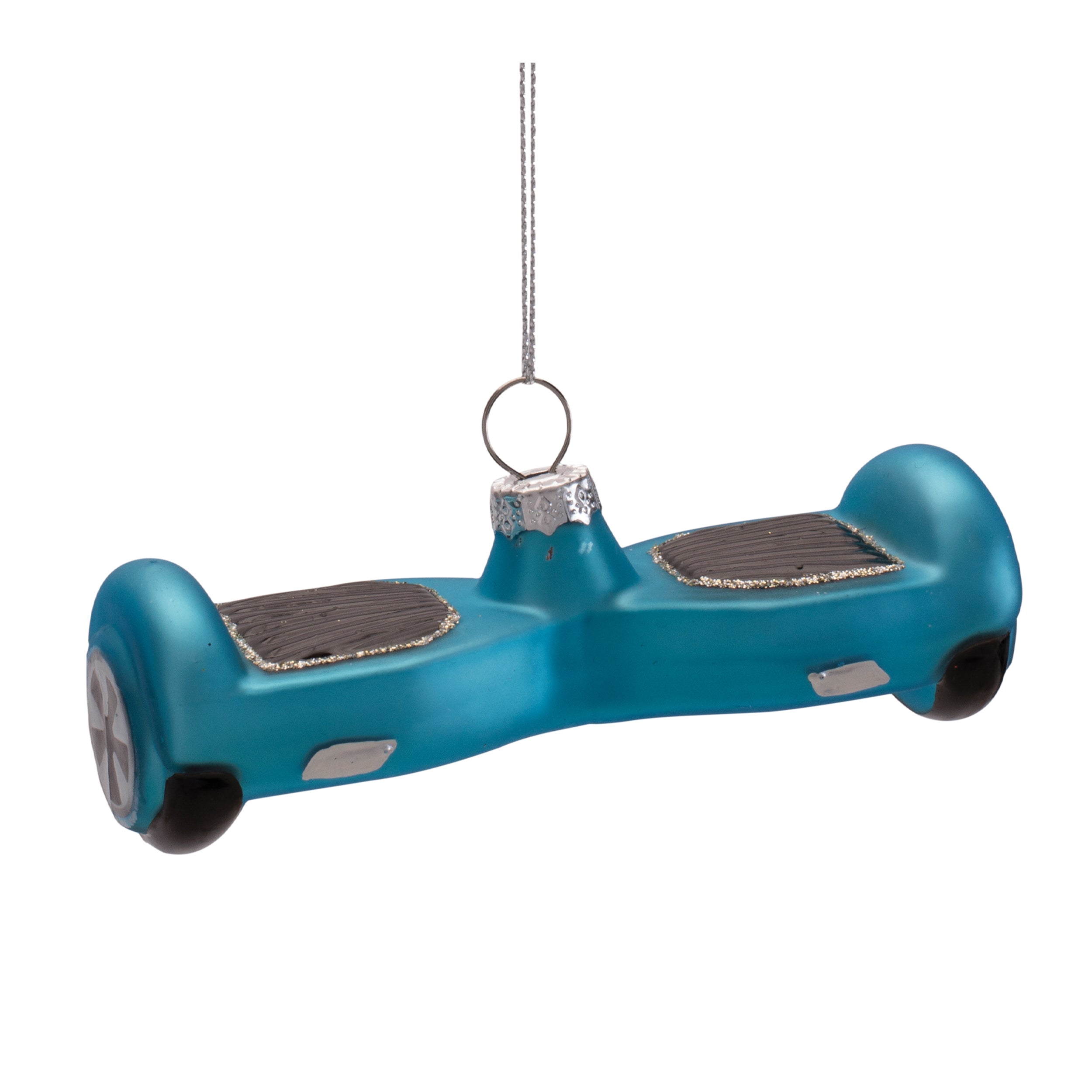 Hoverboard Ornament 4.25"L x 1.25"H Glass