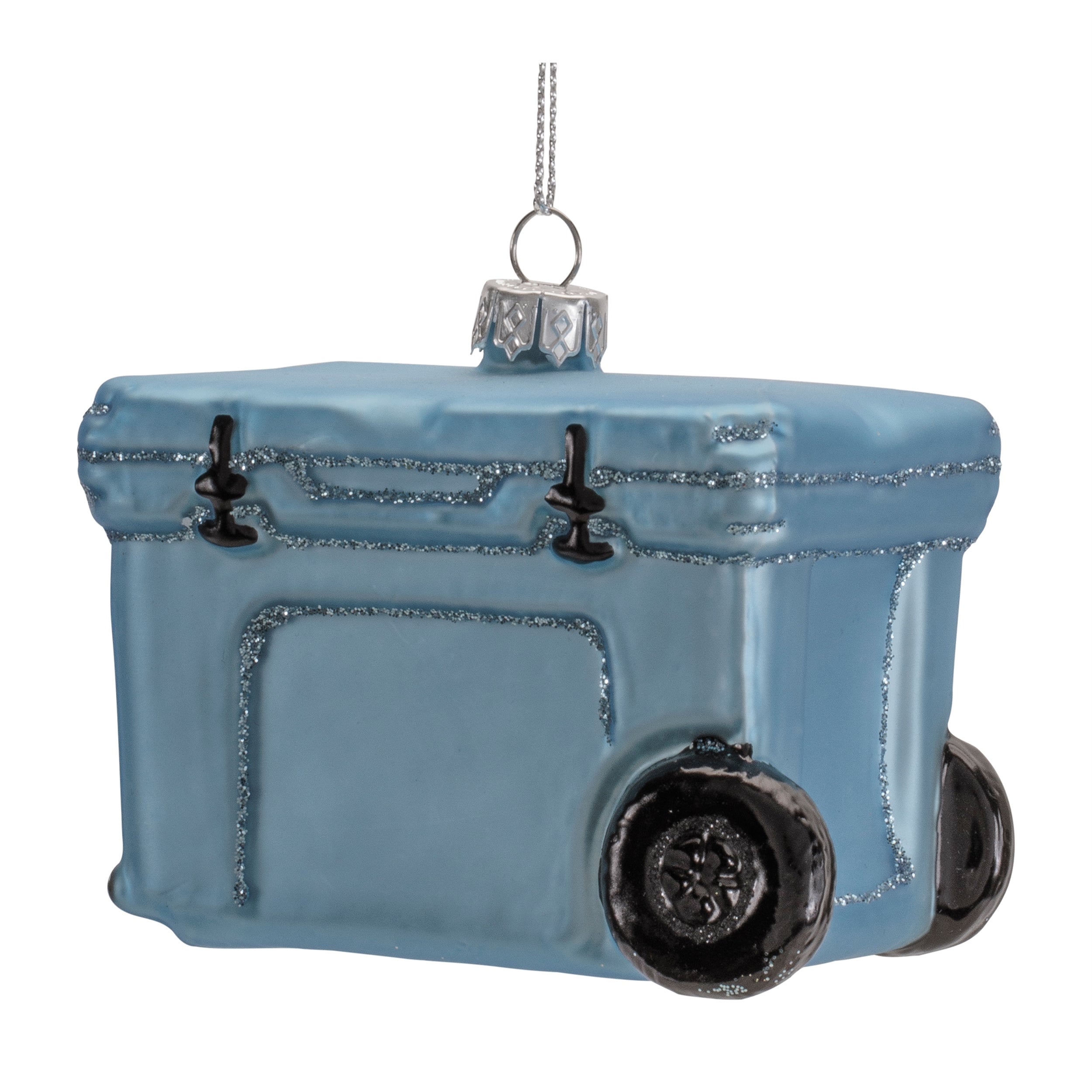Cooler Ornament 3”H Glass