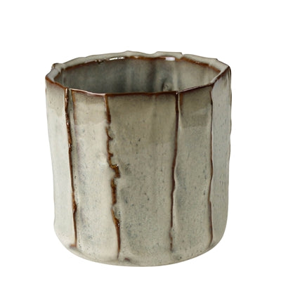 Chemi Cachepot, Ceramic - Med