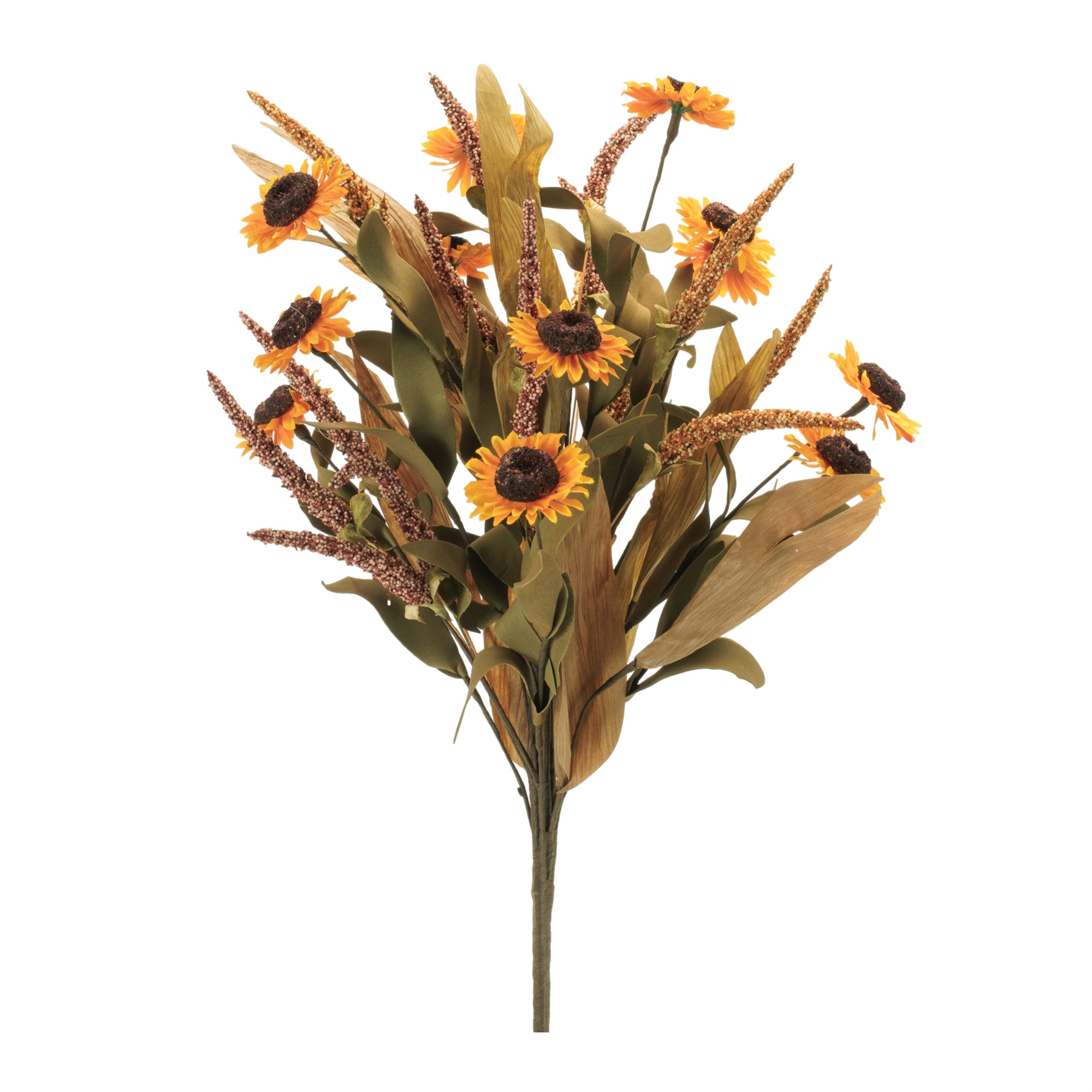 Sunflower Bush 18.5”H Polyester