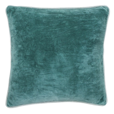 Andover Velvet Pillow, Arabian Green