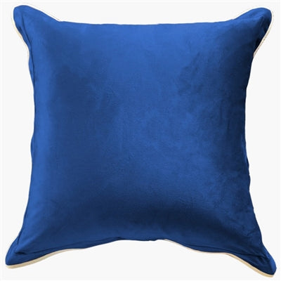 Velvet Pillow, Blue - Blue