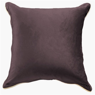 Velvet Pillow, Eggplant - Eggplant