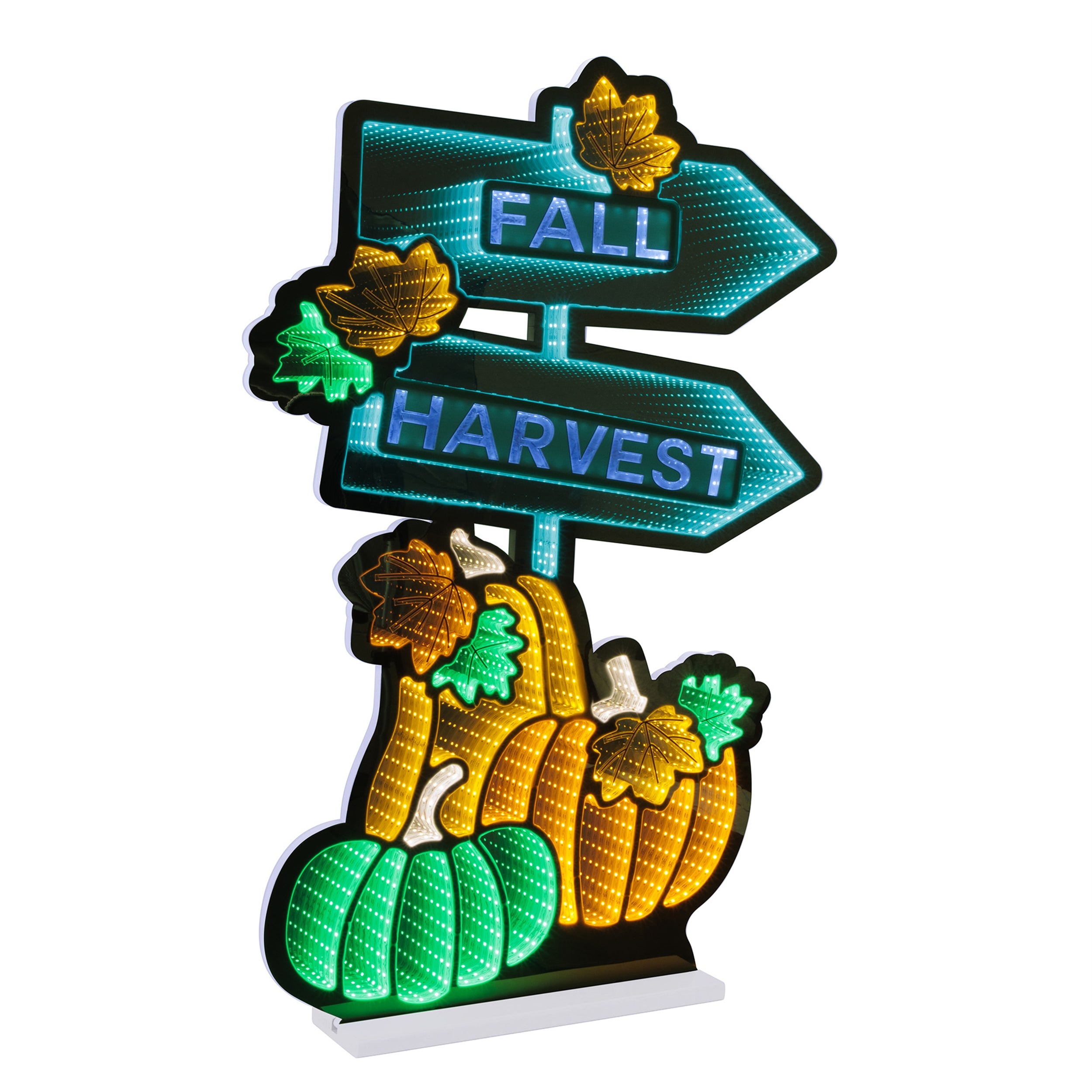Fall/Harvest Sign Ekkolight 35”H Acrylic UL Plug