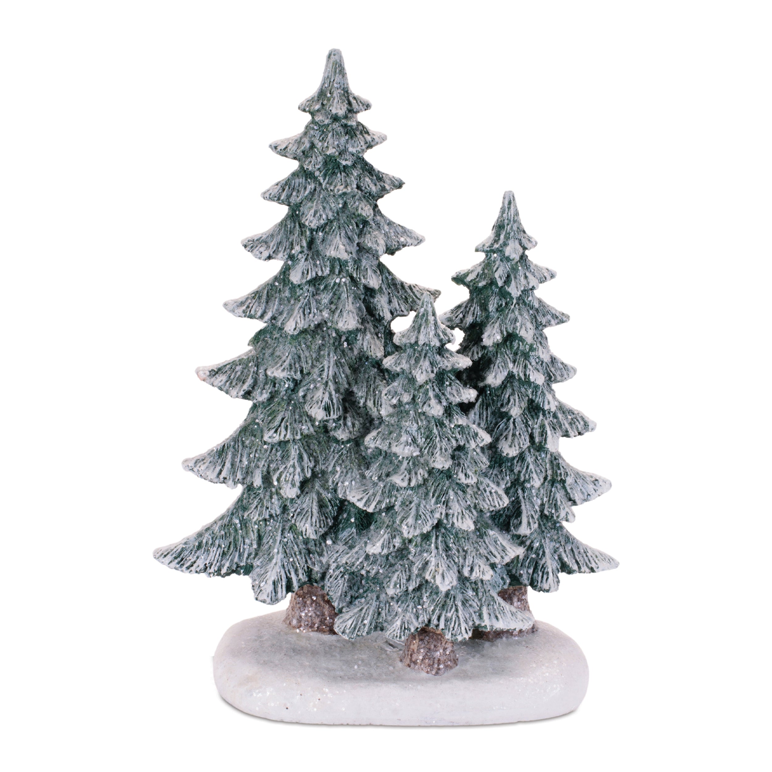 Triple Tree 8.5”H Resin