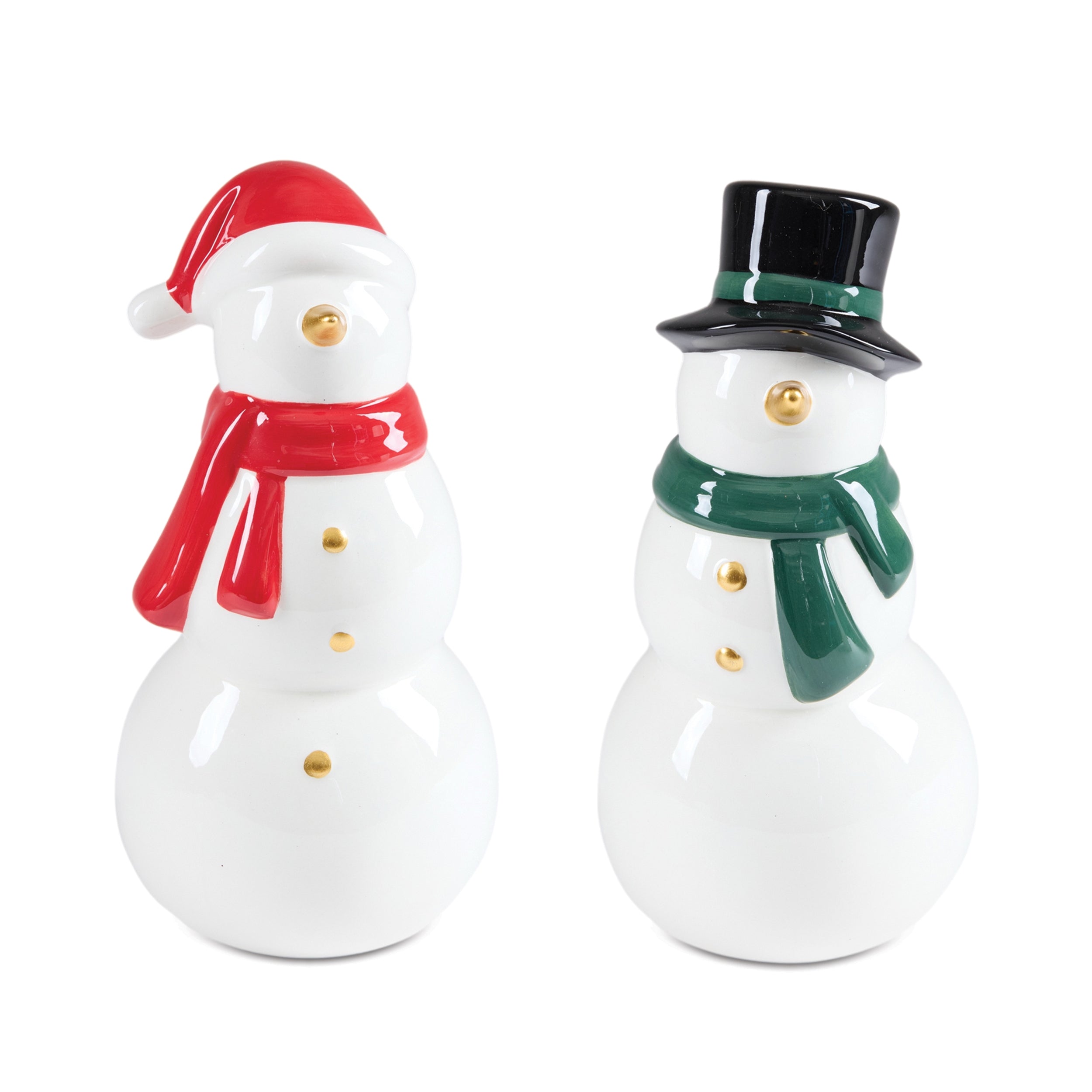 Snowman (2 set of) 7.75”H Ceramic