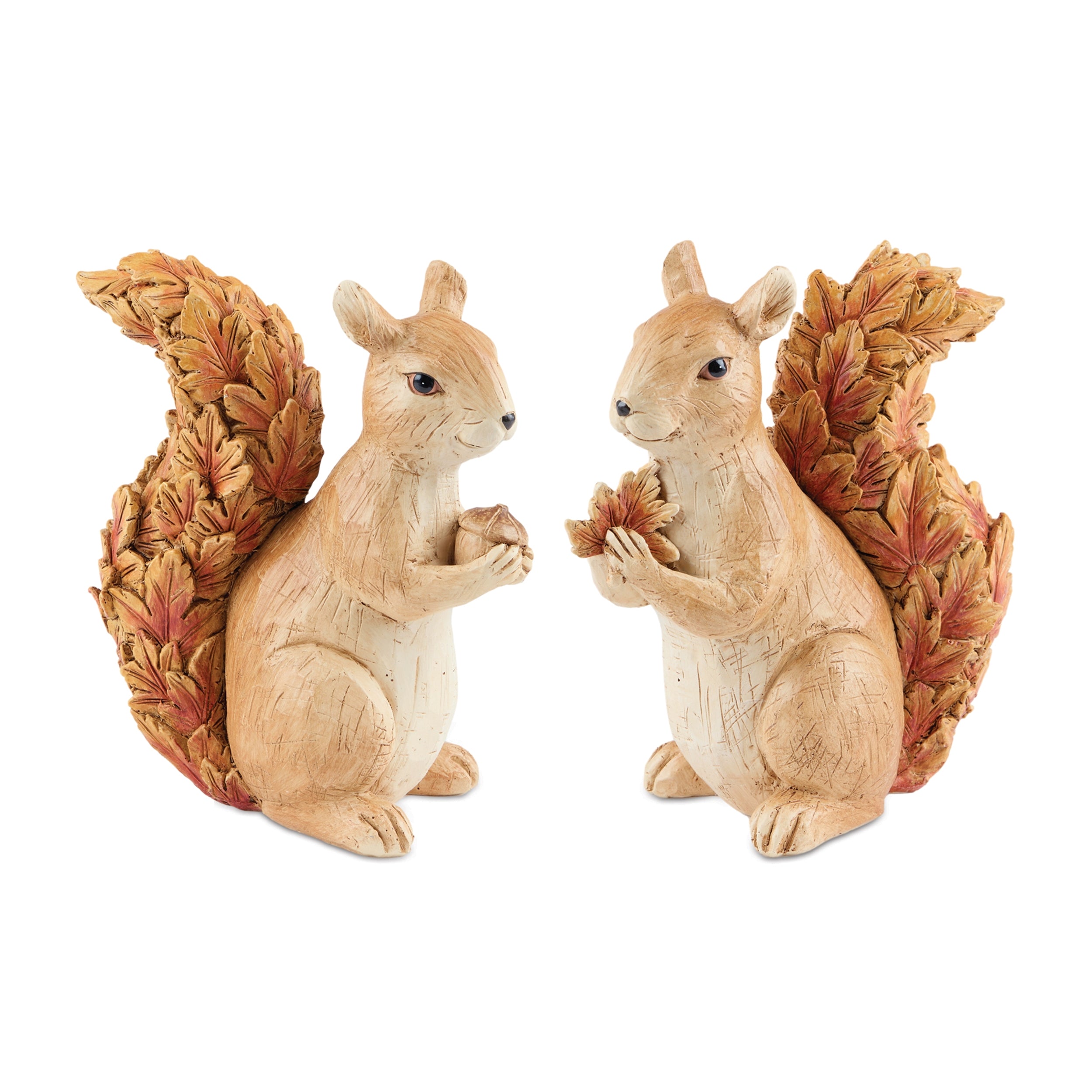 Squirrel (2 set of) 6.5”H Resin