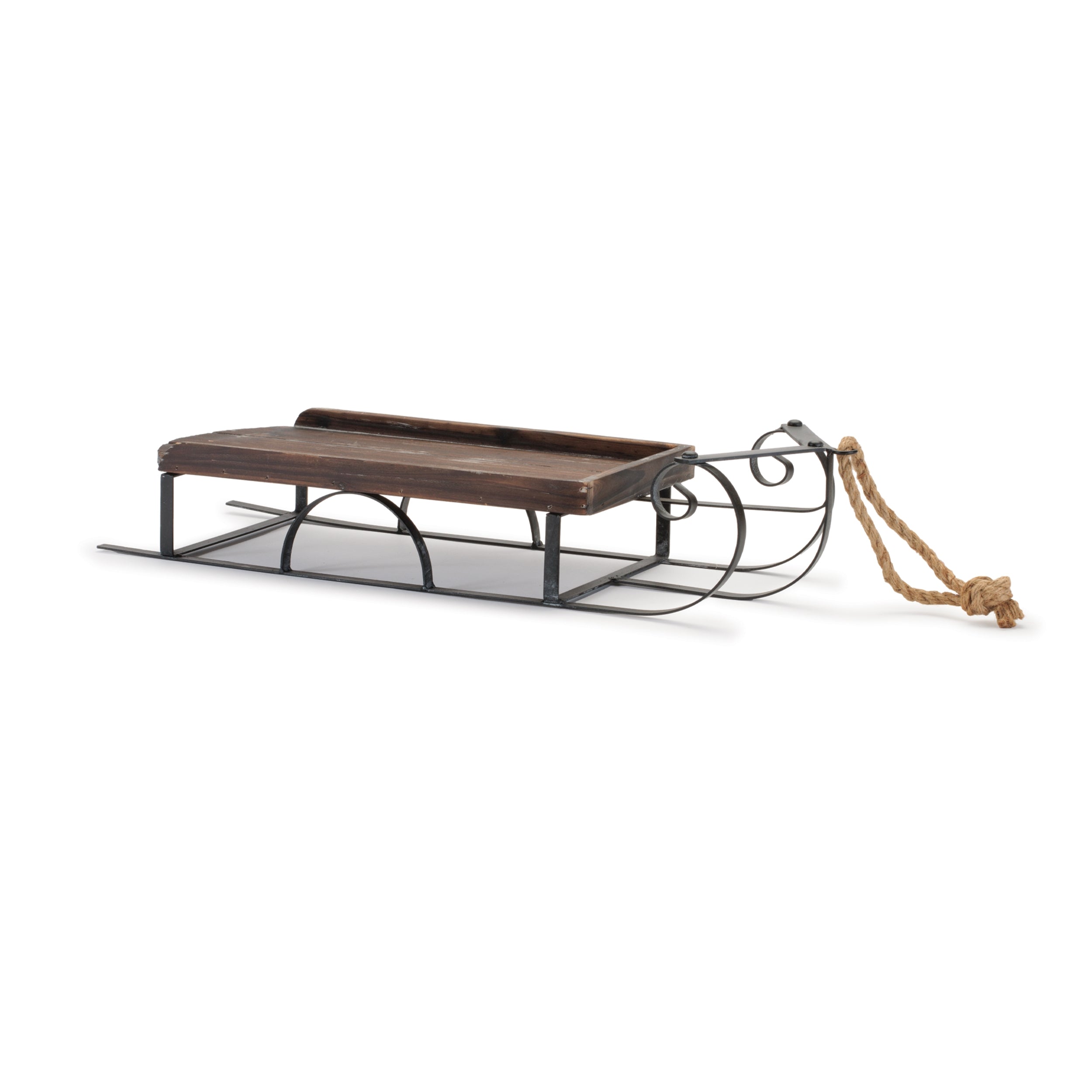 Sled 23"L x 7.5"W x 4.5"H Wood/Metal