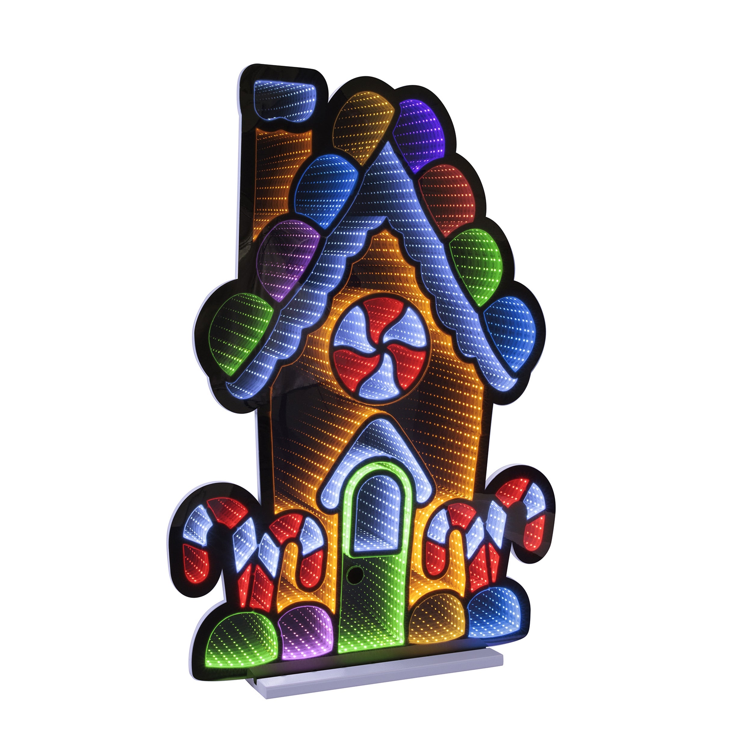 Gingerbread House Ekkolight 35”H Acrylic UL Plug