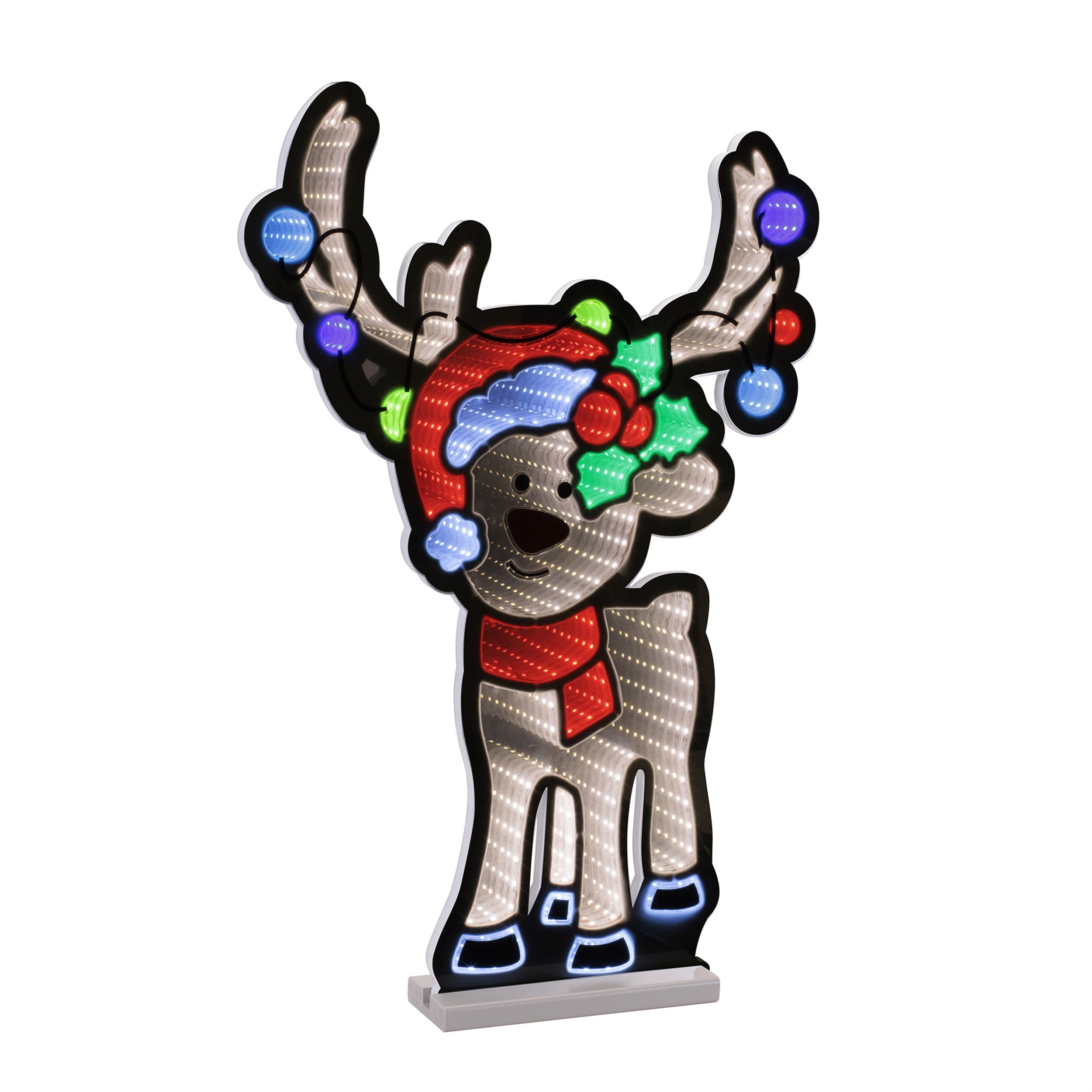 Reindeer Ekkolight 23.5”H Acrylic UL Plug