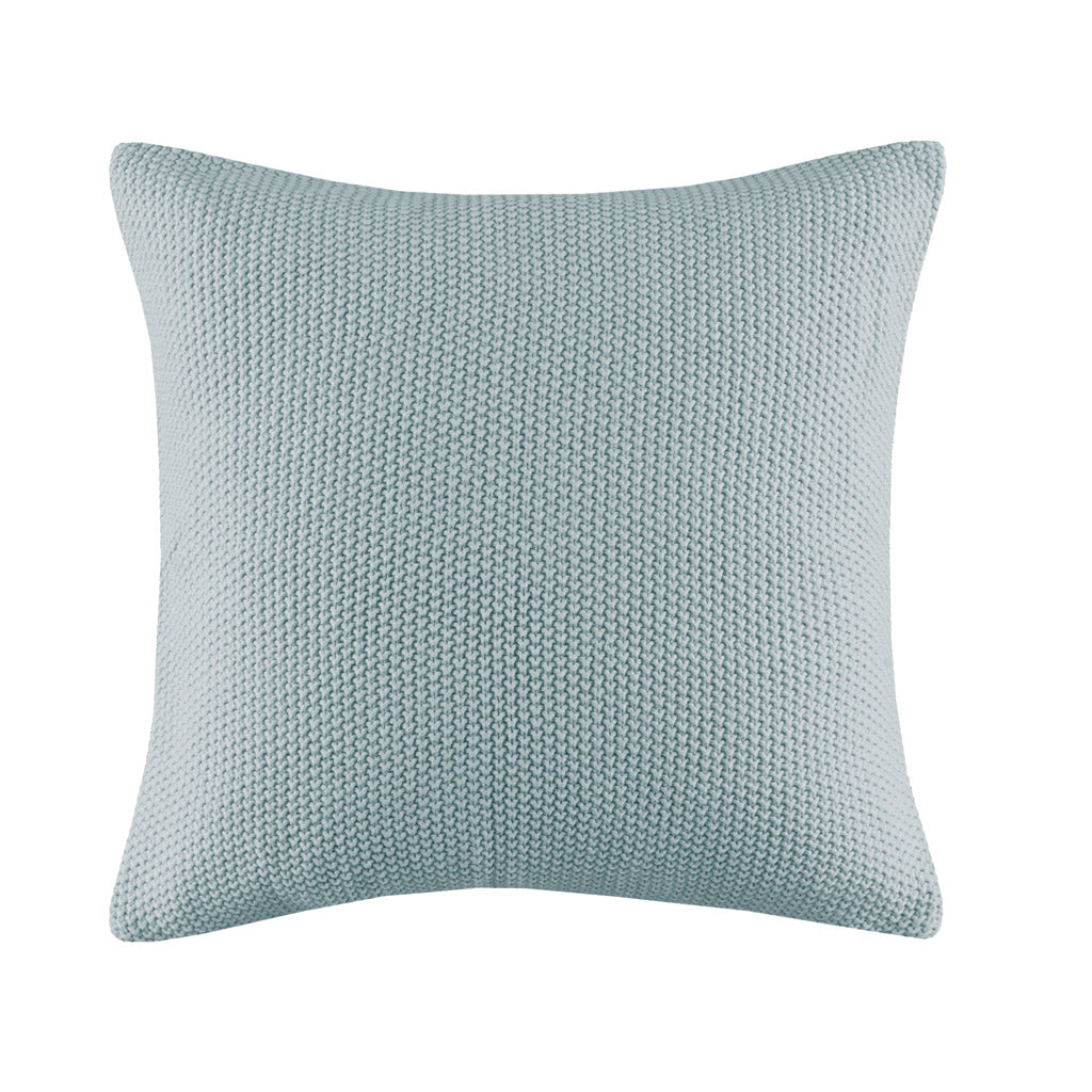 Bree Knit Solid Faux Fur Throw