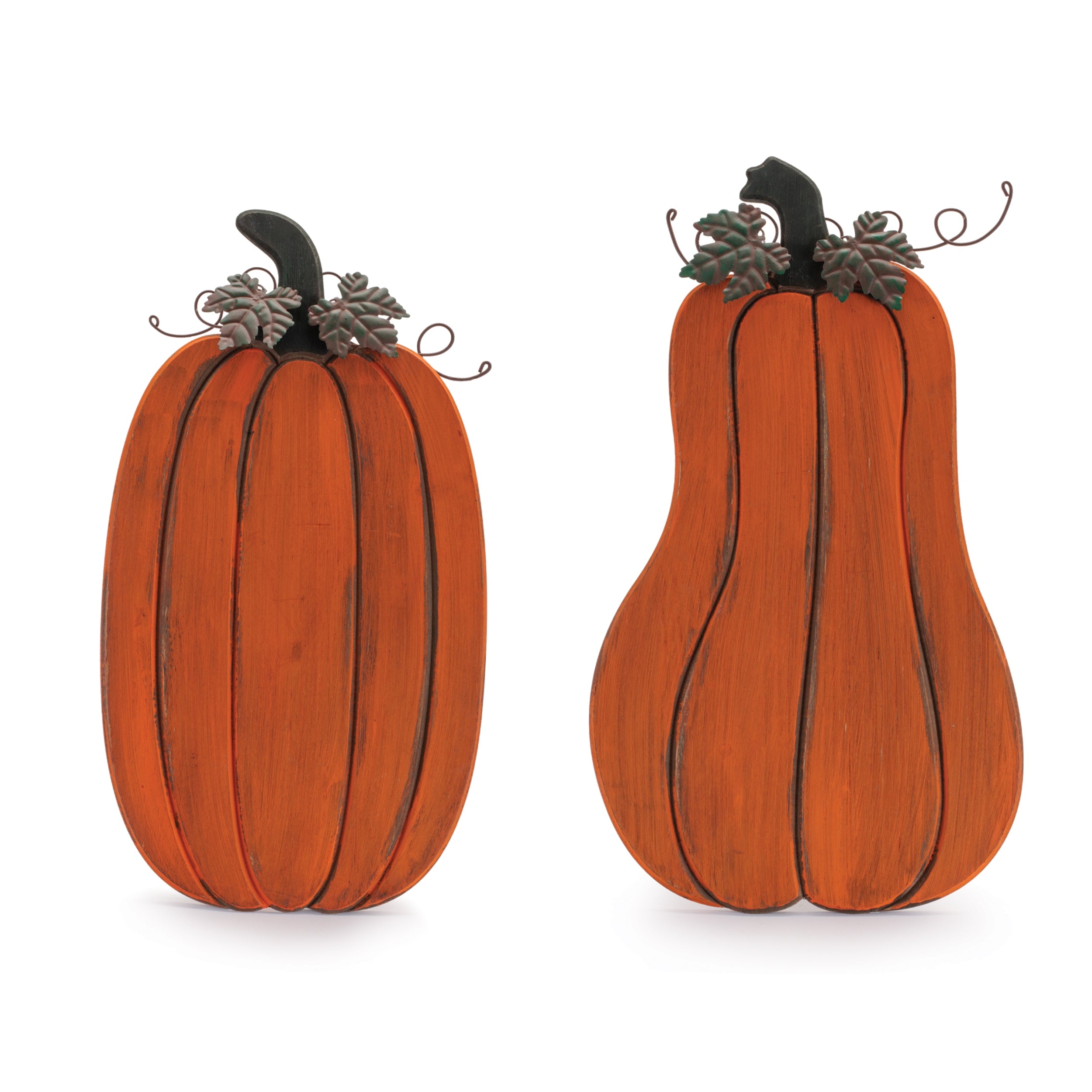 Pumpkin (2 set of) 23.25”H Wood