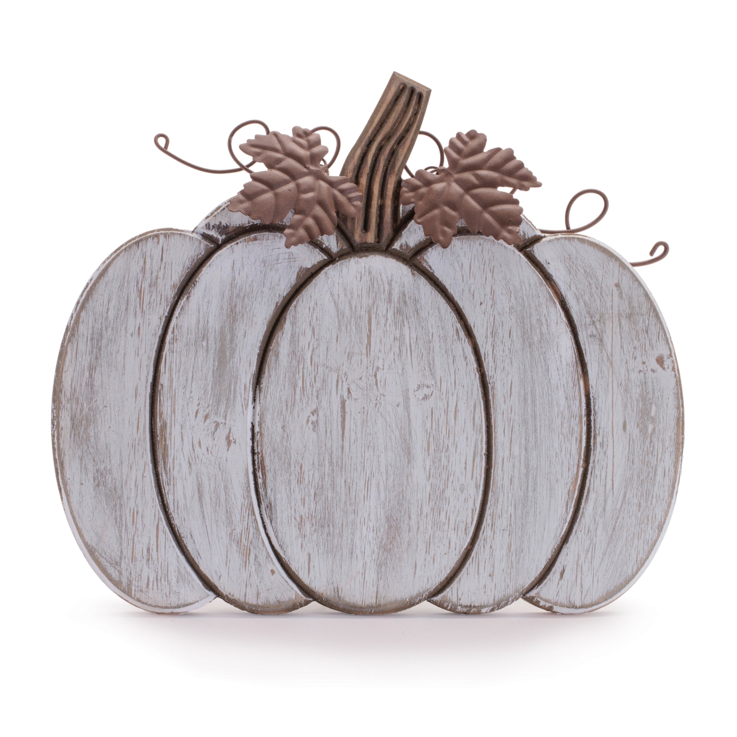 Pumpkin 13”H MDF/Metal
