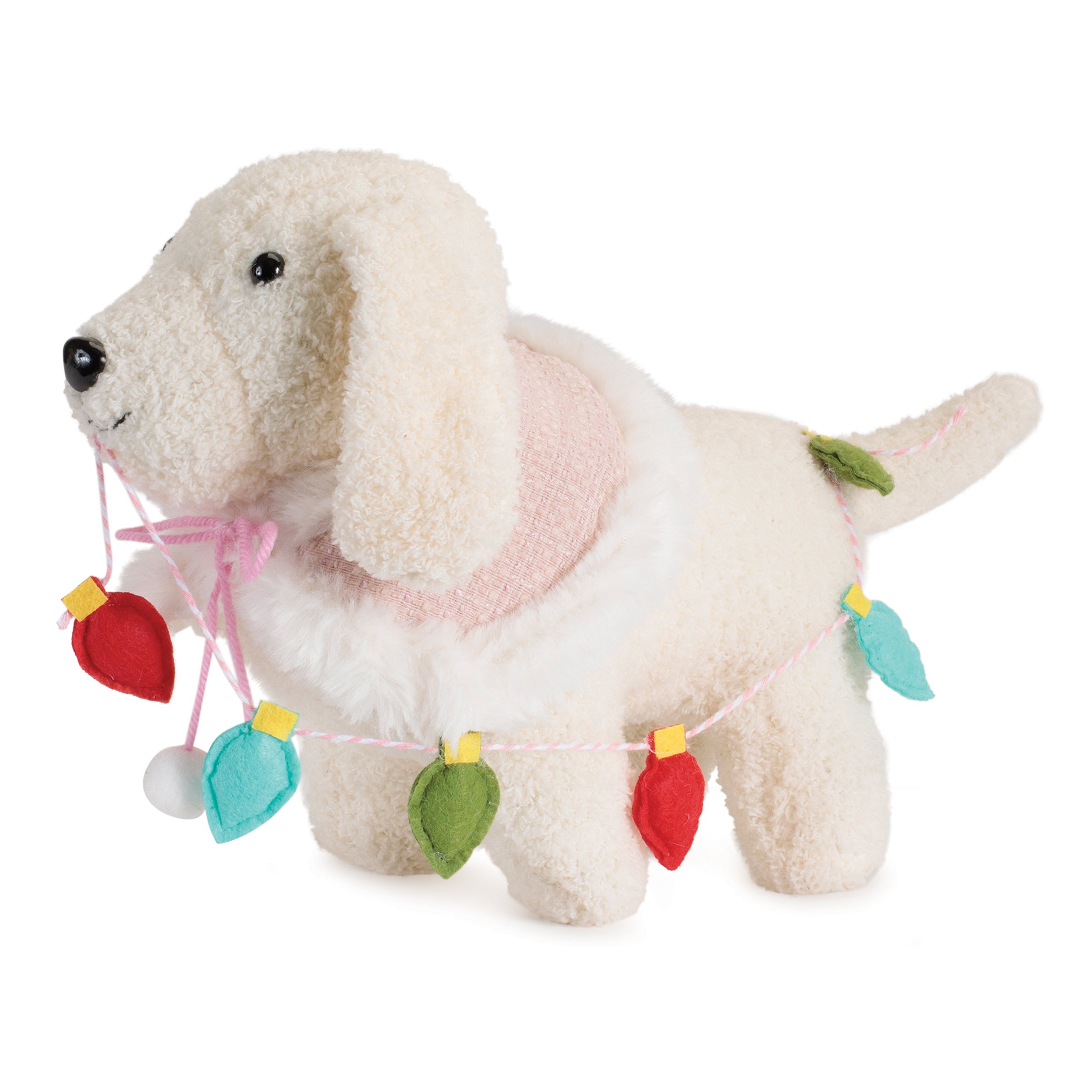 Dog w/Lights 12"L x 8"H Polyester