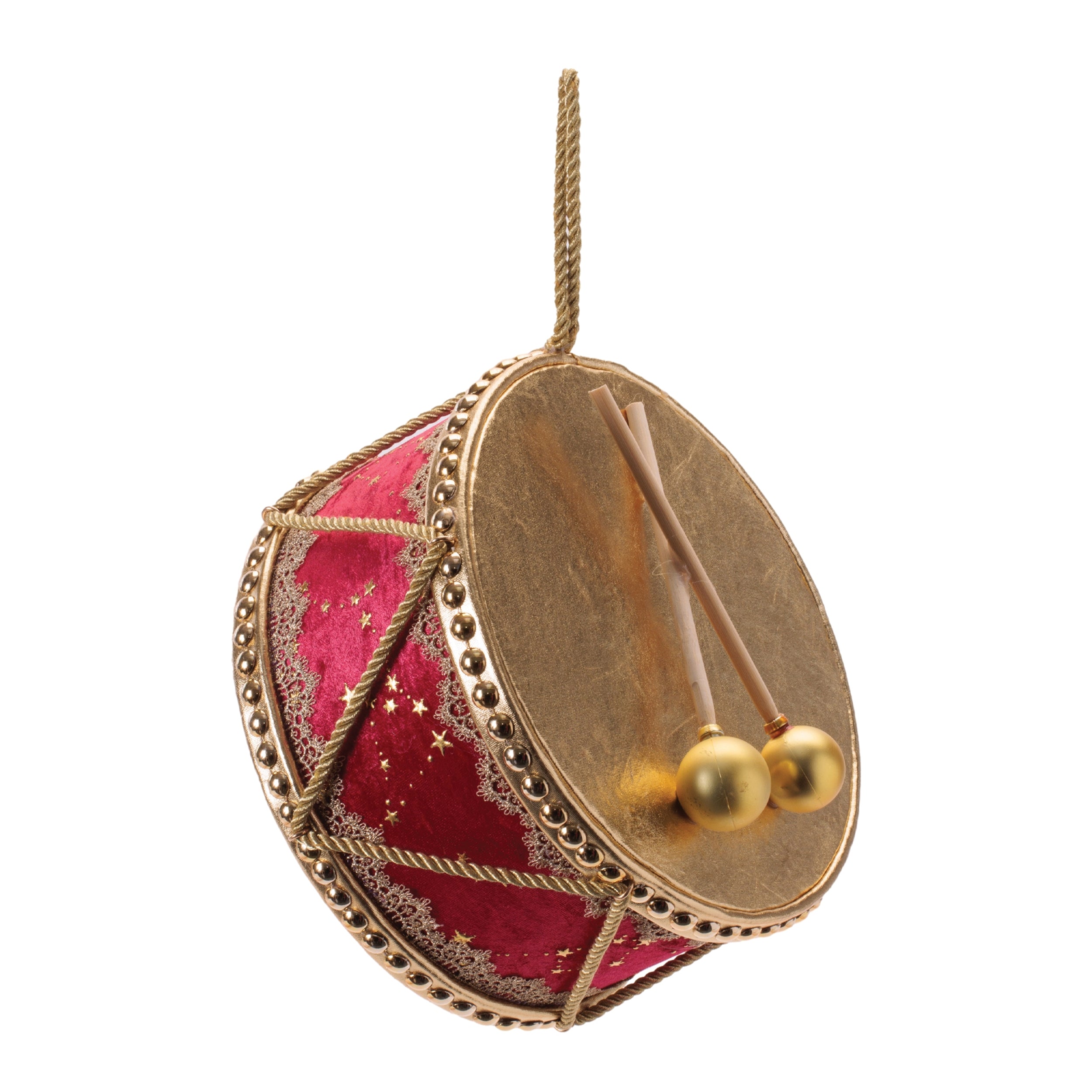 Drum Ornament 5”H /Fabric
