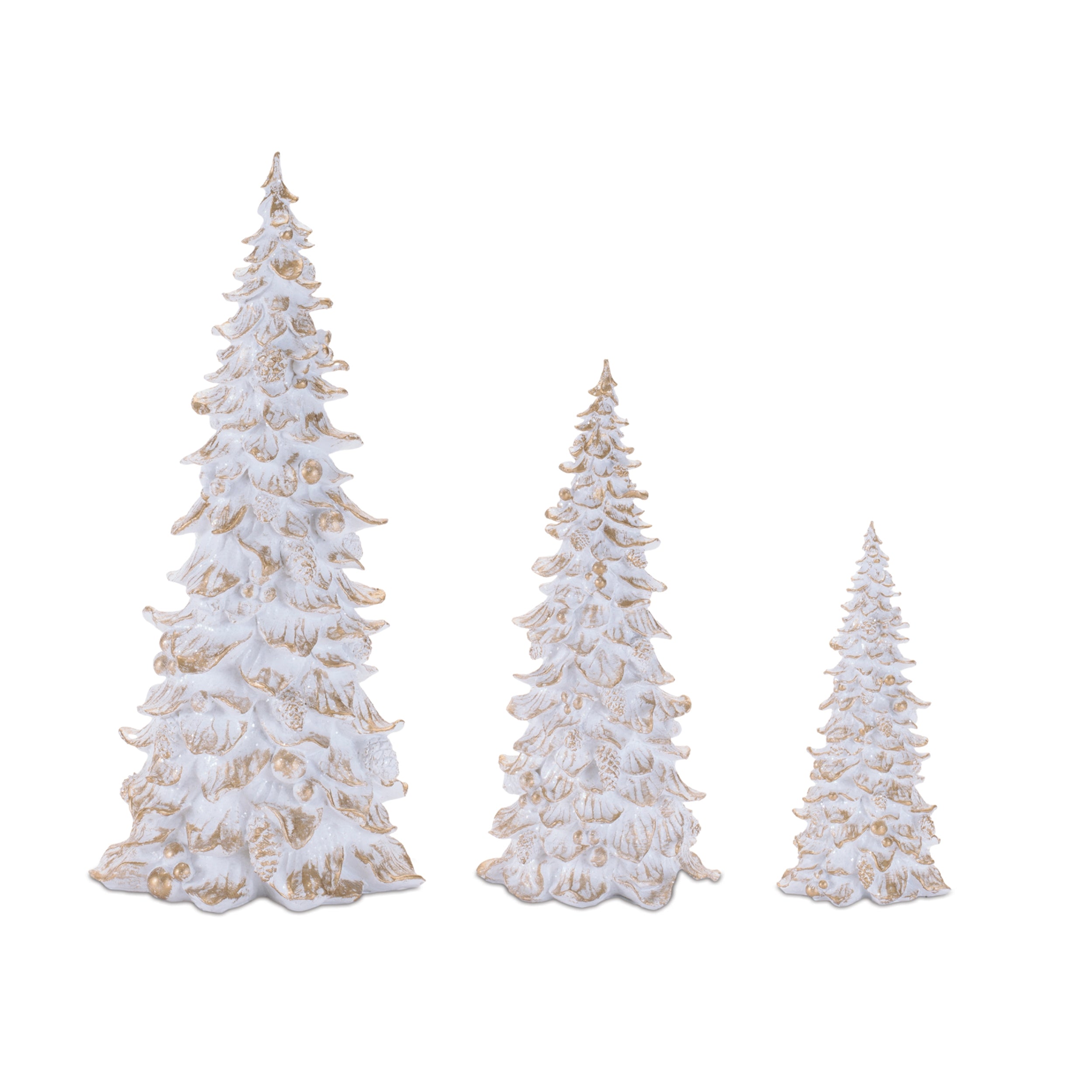 Tree (Set of 3) 7.75"H, 11"H, 15.5"H Resin