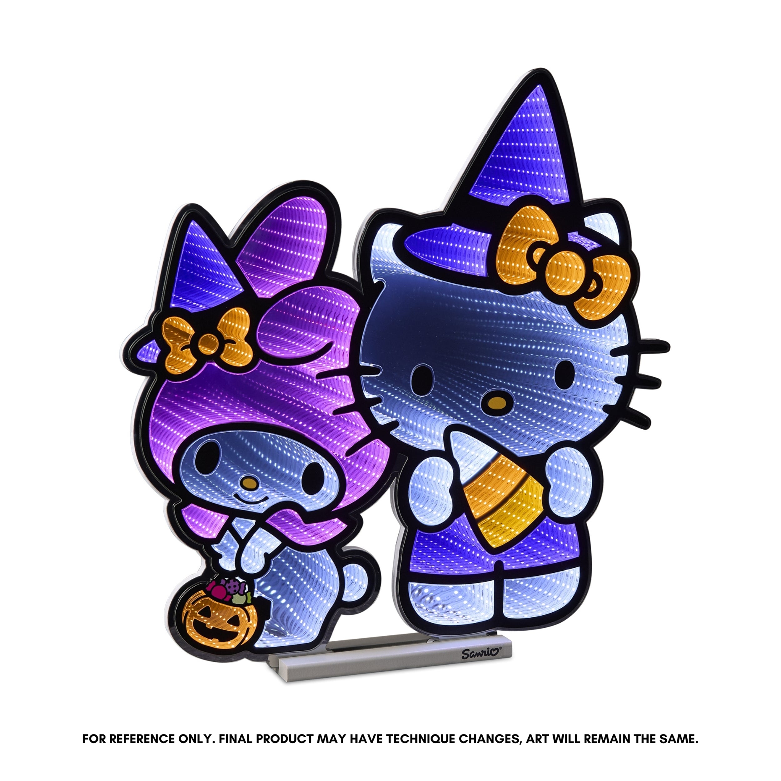 Hello Kitty and Friend w/Candy Corn Ekkolight  24”H Acrylic UL Plug