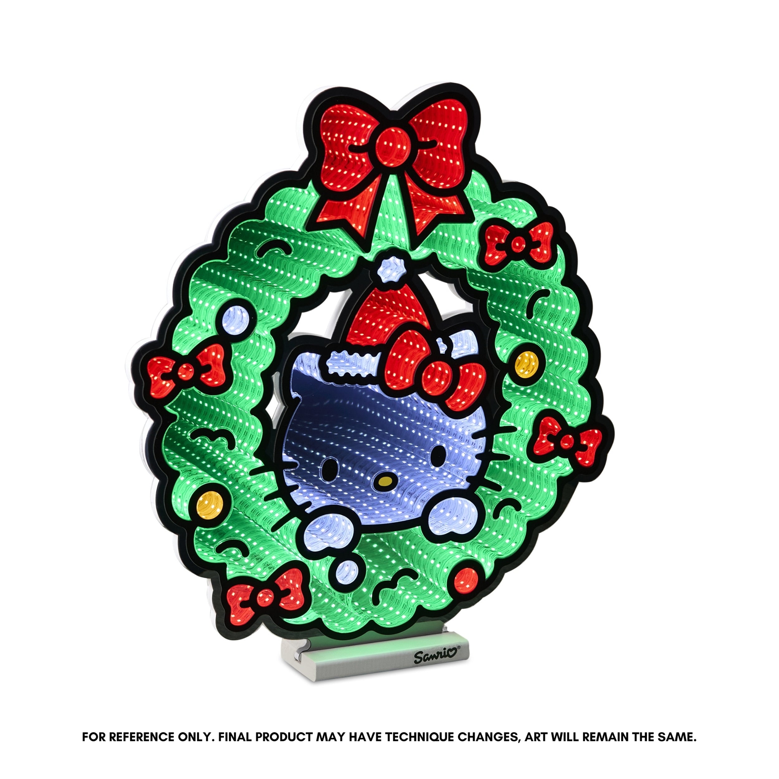 Hello Kitty Wreath Ekkolight 20”H Acrylic UL Plug