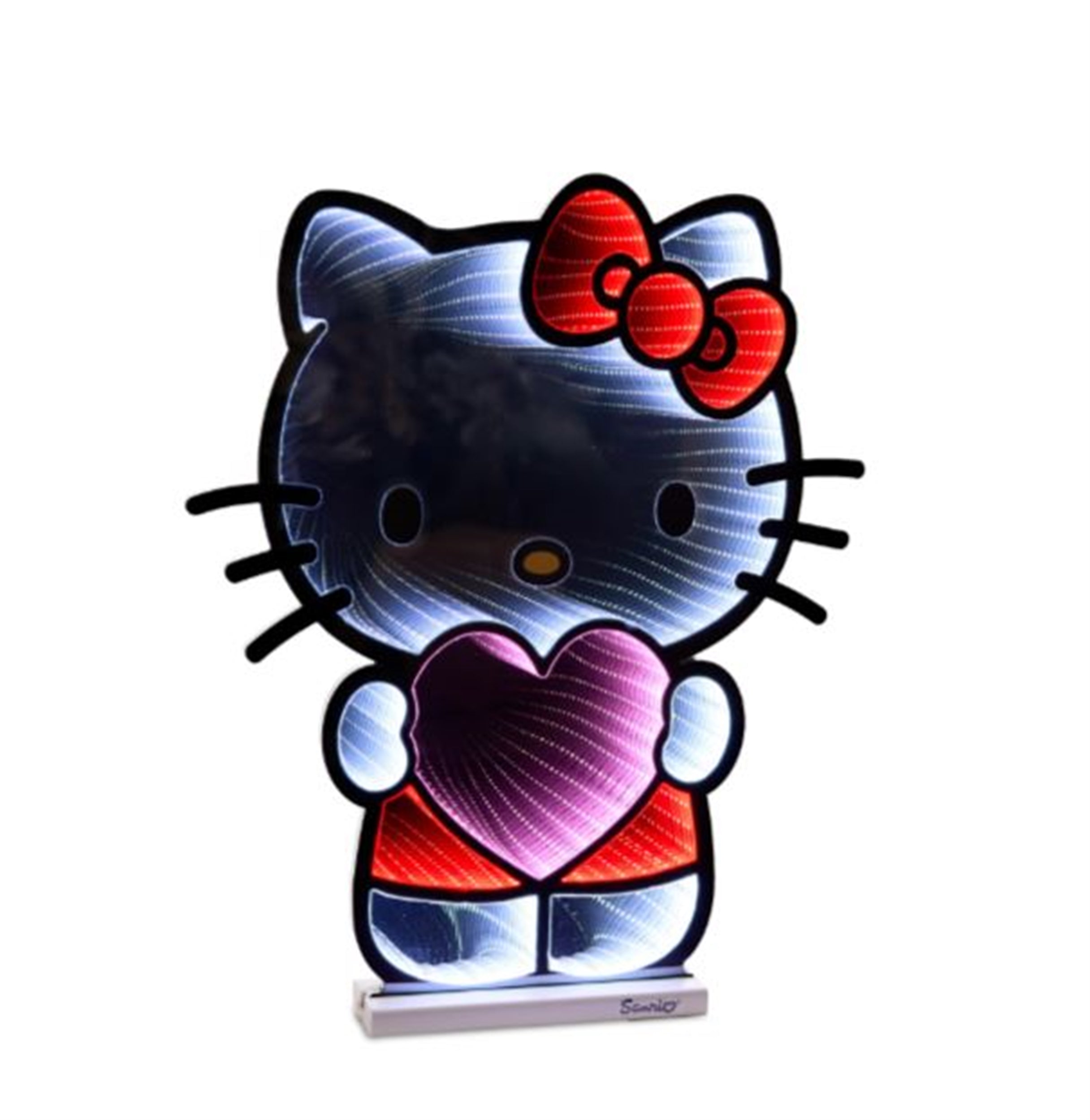 Hello Kitty Heart Ekkolight 24”H Acrylic UL Plug