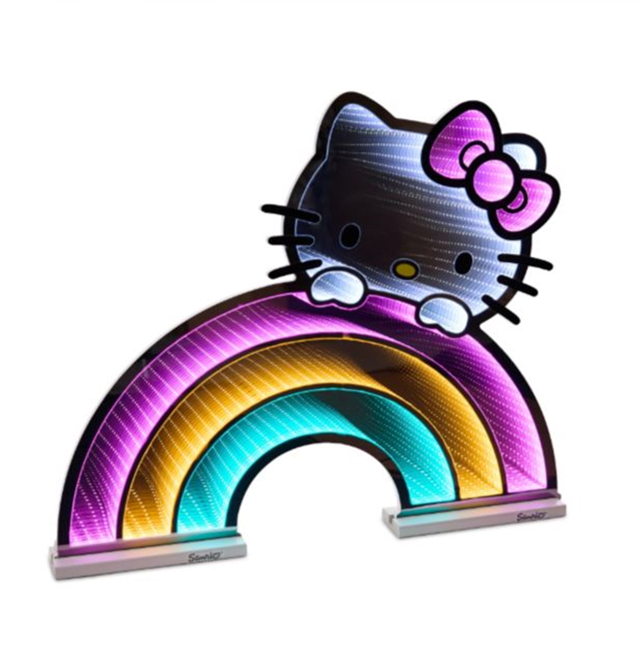 Hello Kitty Rainbow Ekkolight 24”H Acrylic UL Plug