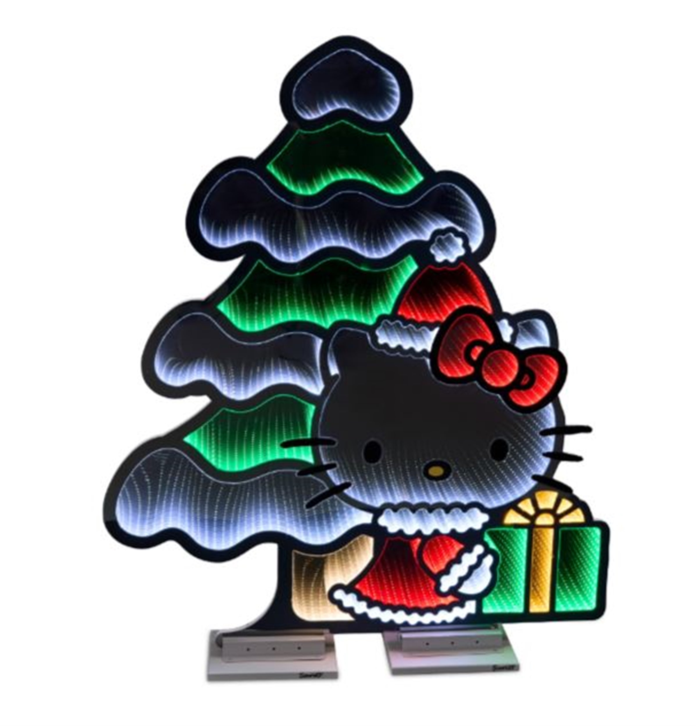 Hello Kitty w/Tree and Gift Ekkolight 47”H Acrylic UL Plug
