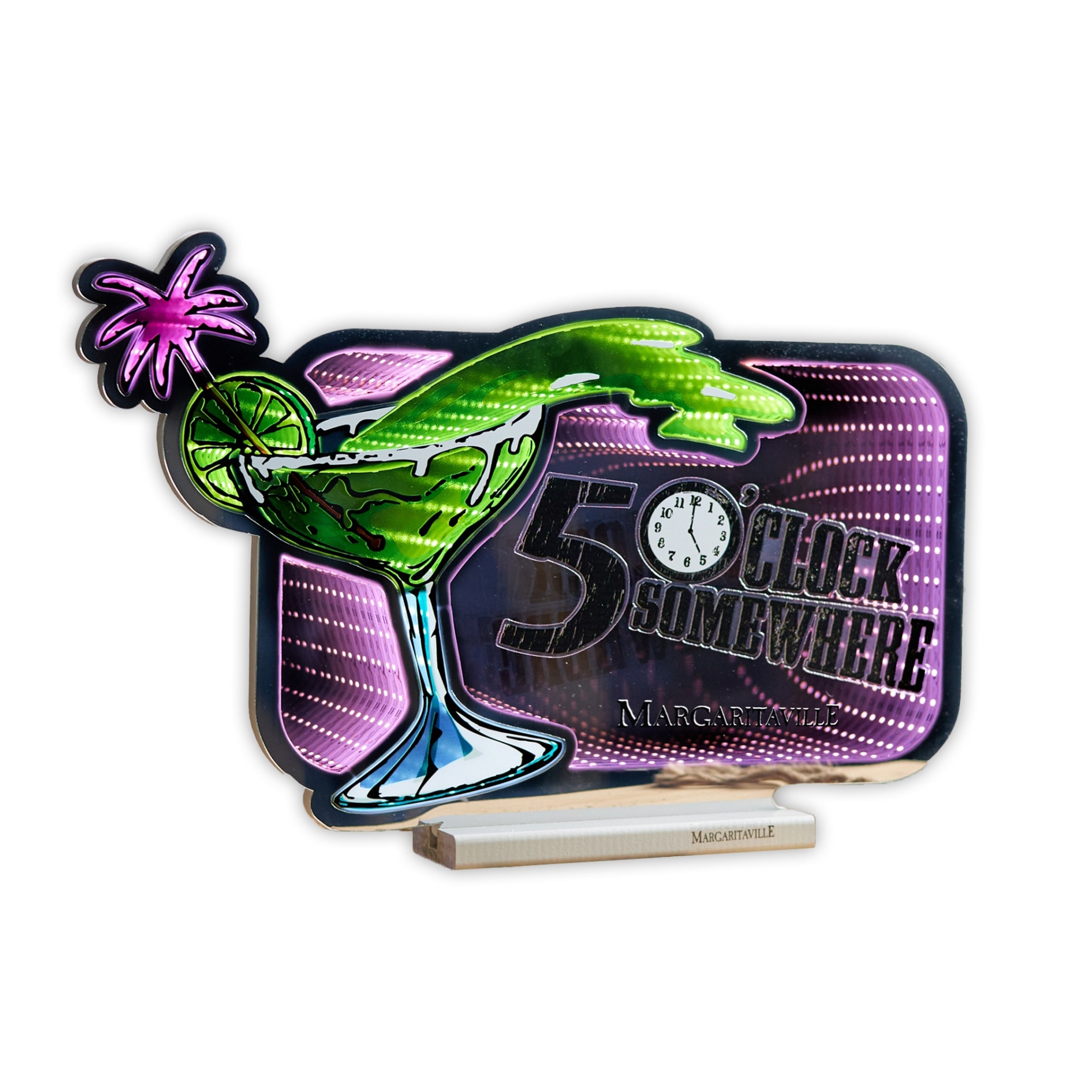 Margaritaville 5 O'Clock Ekkolight 12”H Acrylic UL Plug