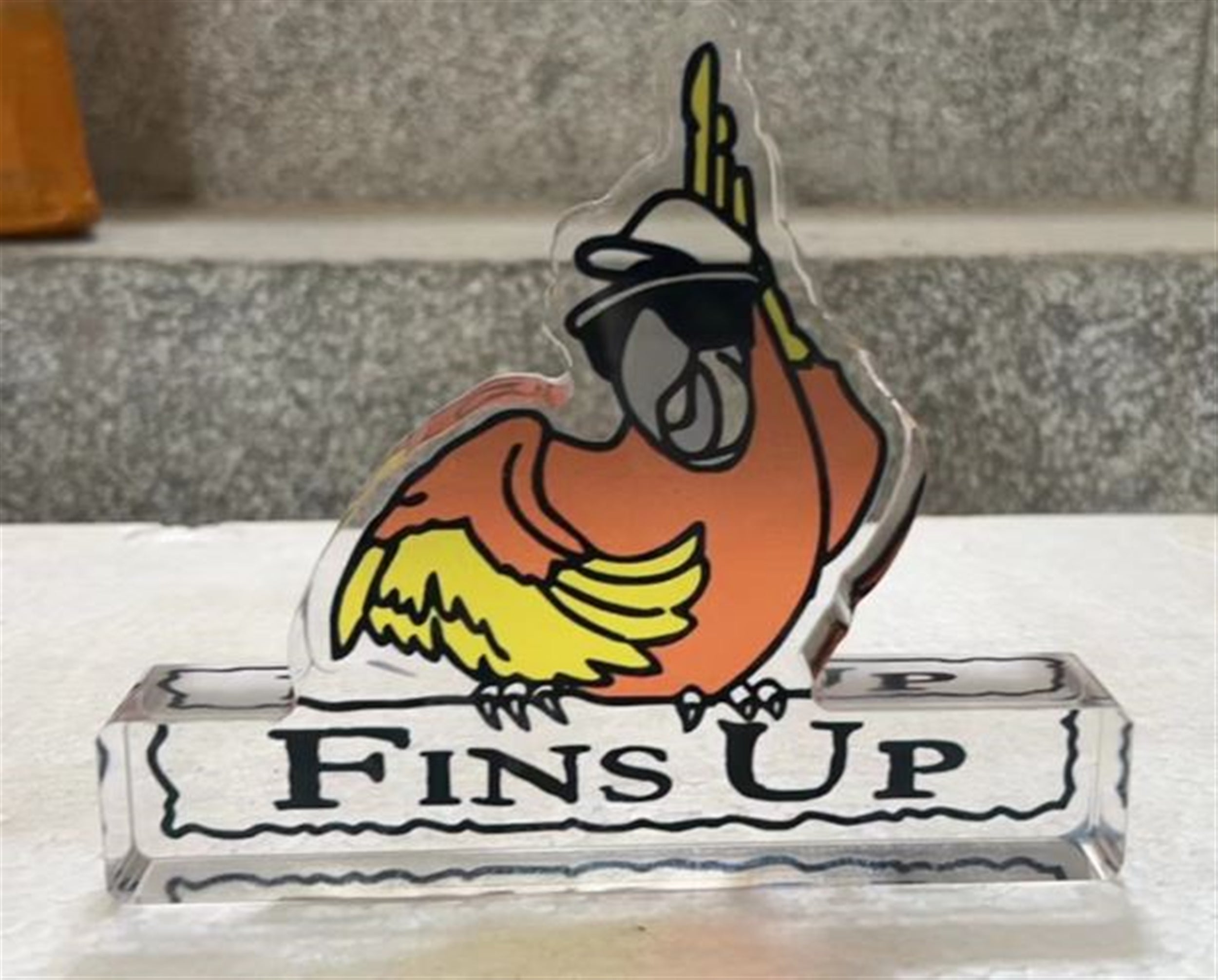 Margaritaville Parrot Sign 5.75"L x 12"H Acrylic