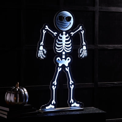 Smiley Skeleton Ekkolight 36”H Acrylic UL Plug