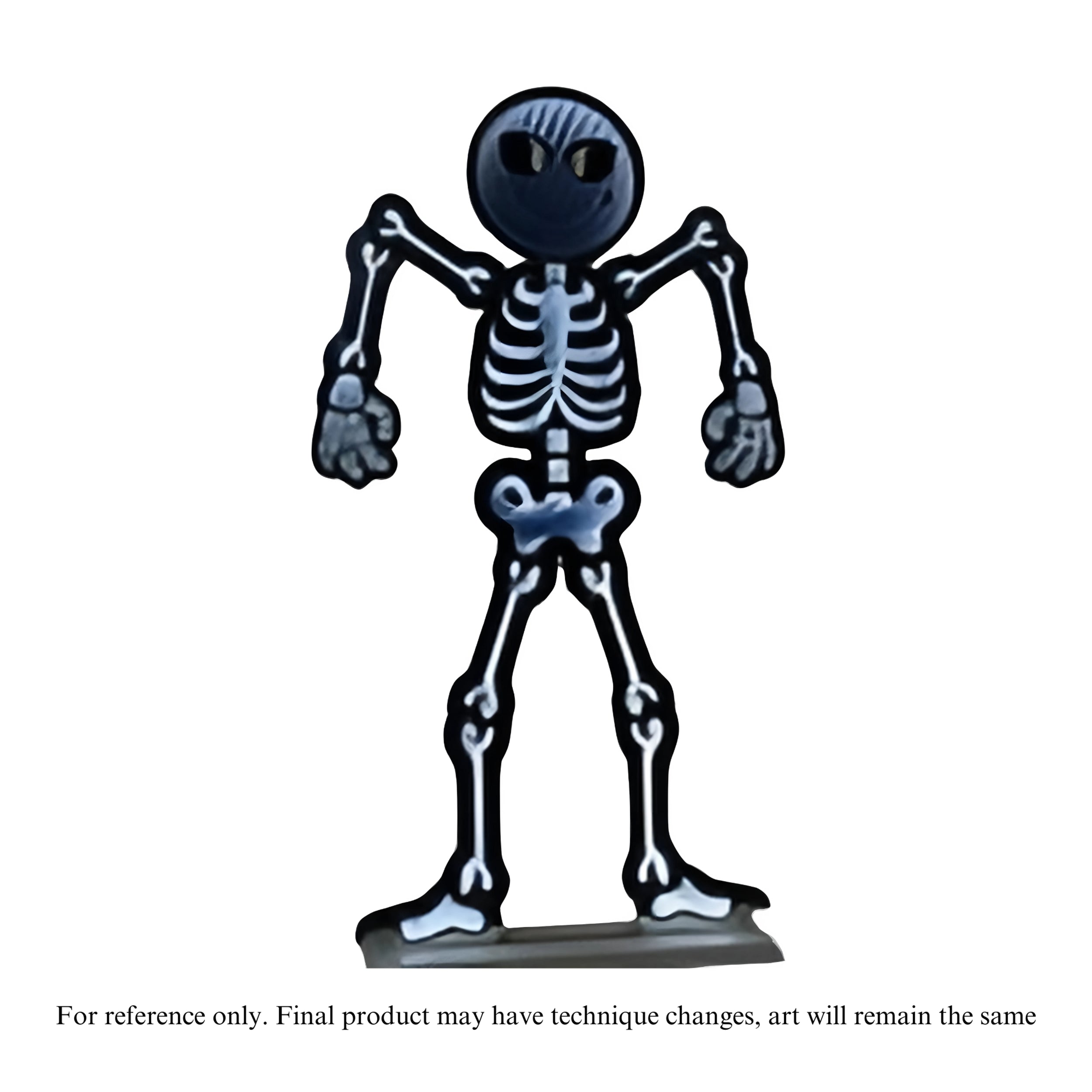 Smiley Skeleton Ekkolight 36”H Acrylic UL Plug