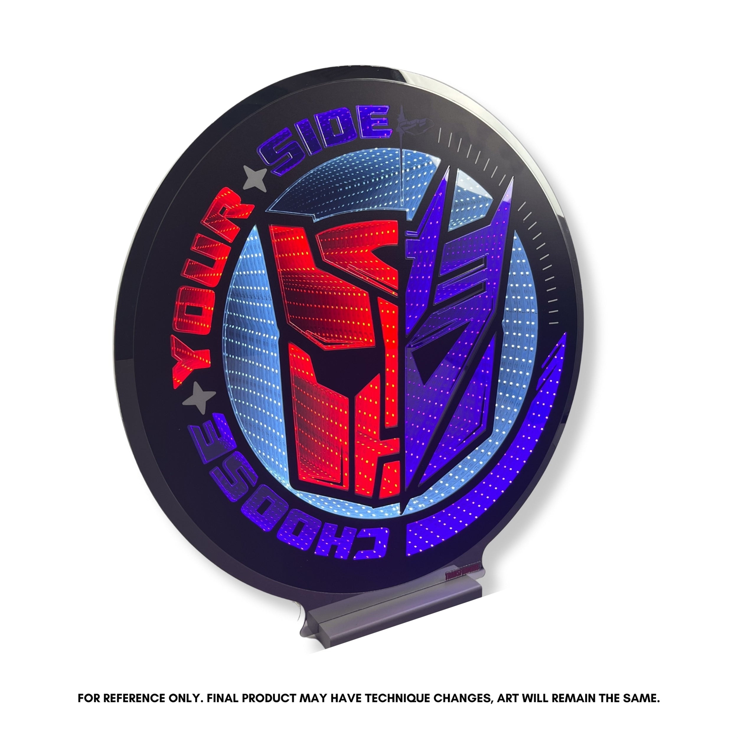 Hasbro Transformers Chose Your Side Ekkolight 24”H Acrylic UL Plug