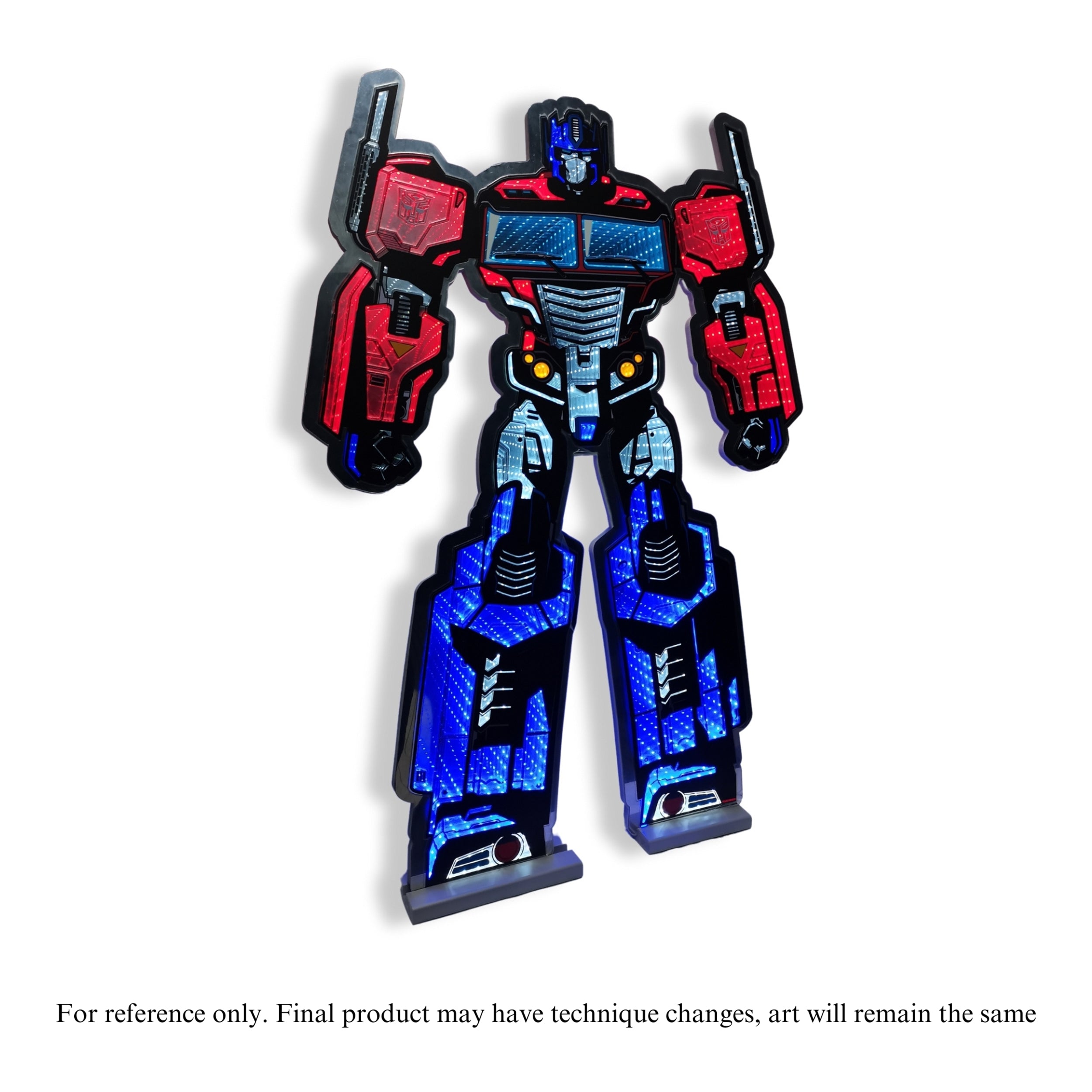 Transformers Optimus Prime Ekkolight 60”H Acrylic UL Plug