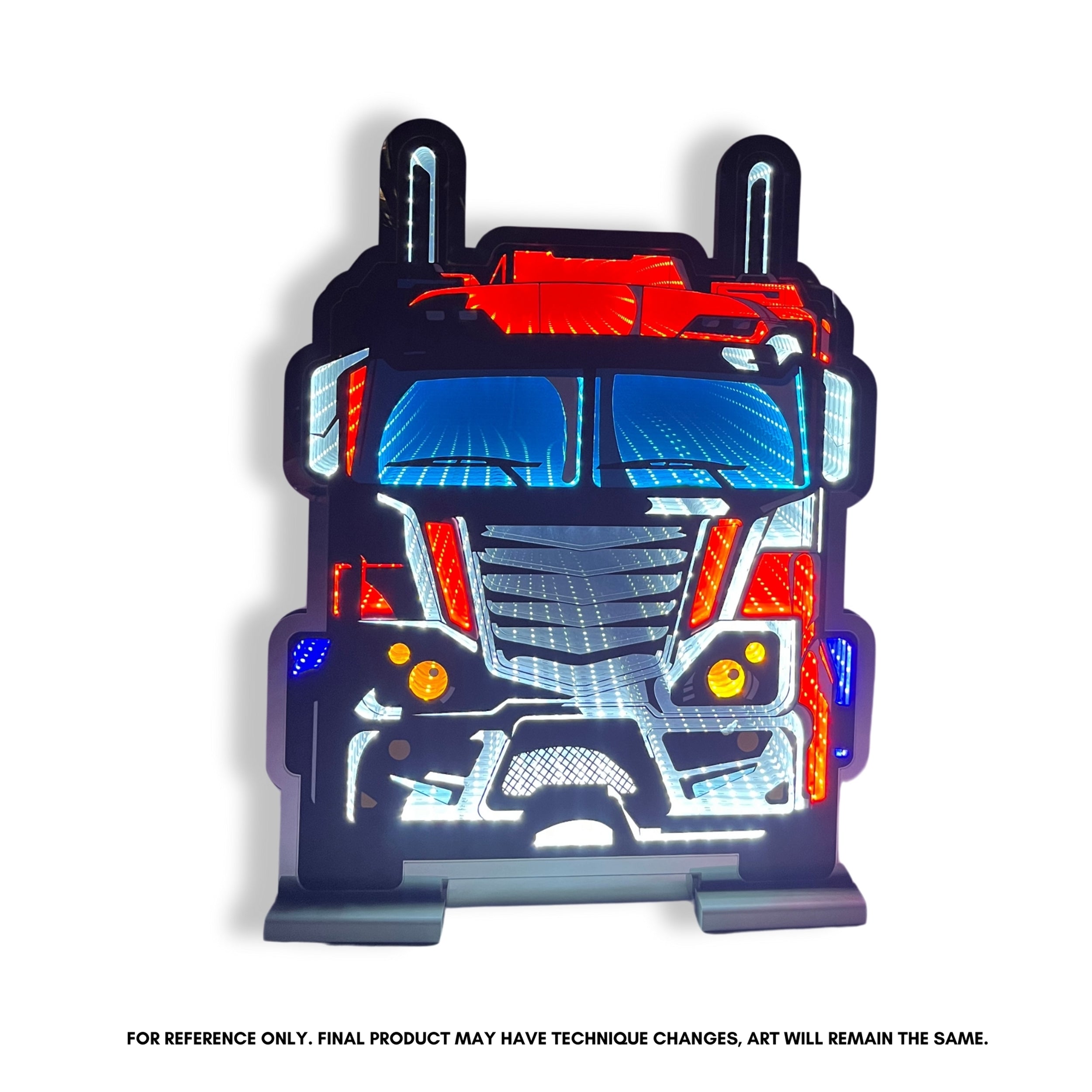 Transformers Optimus Prime Truck Ekkolight 23”H Acrylic UL Plug