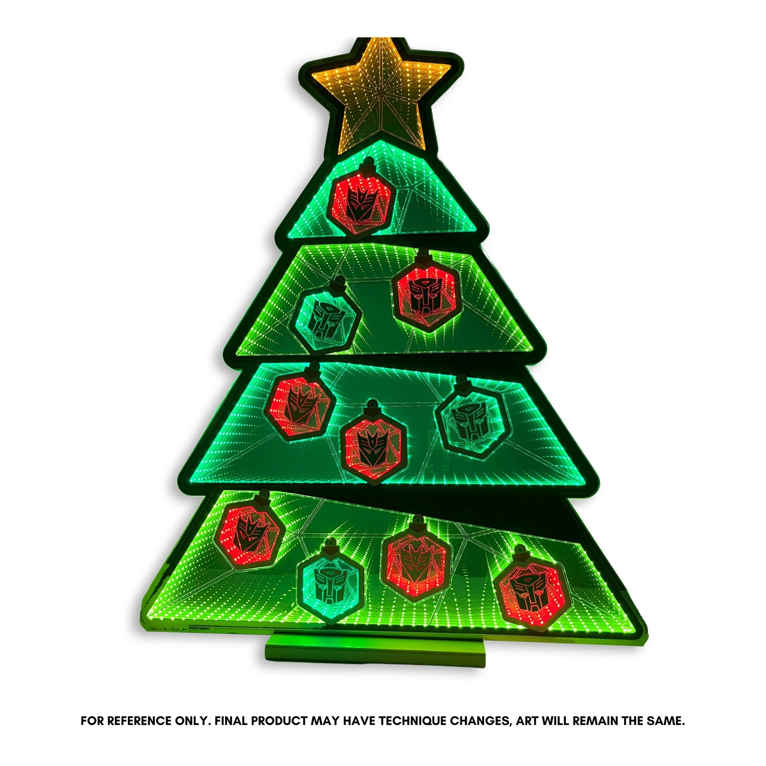 Hasbro Transformers Christmas Tree Ekkolight 36”H Acrylic UL Plug