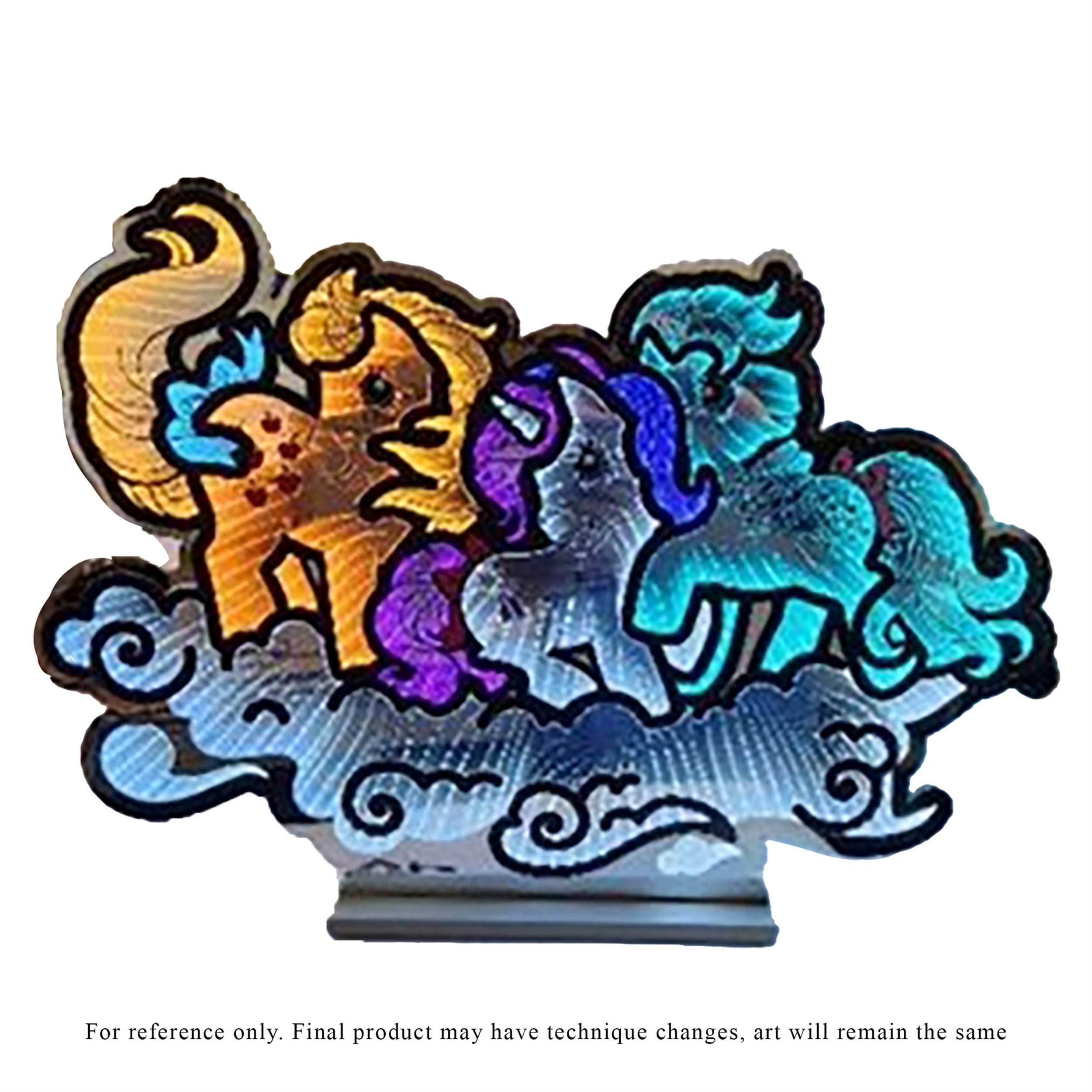 Hasbro My Little Pony Ponies on a Cloud Ekkolight 15”H Acrylic UL Plug